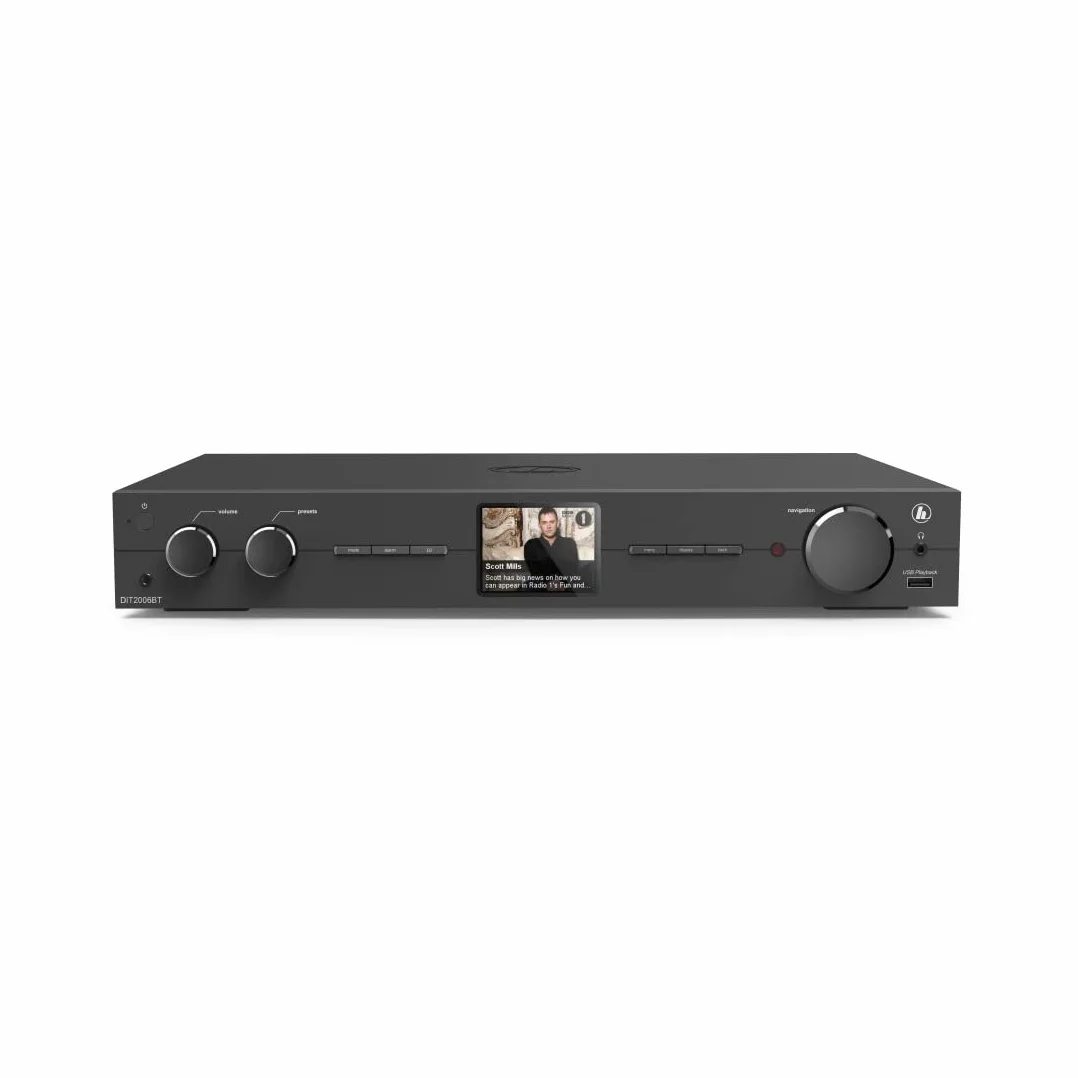 Hama Sintonizzatore HiFi DIT2006BT con radio Internet, DAB/DAB+, Bluetooth