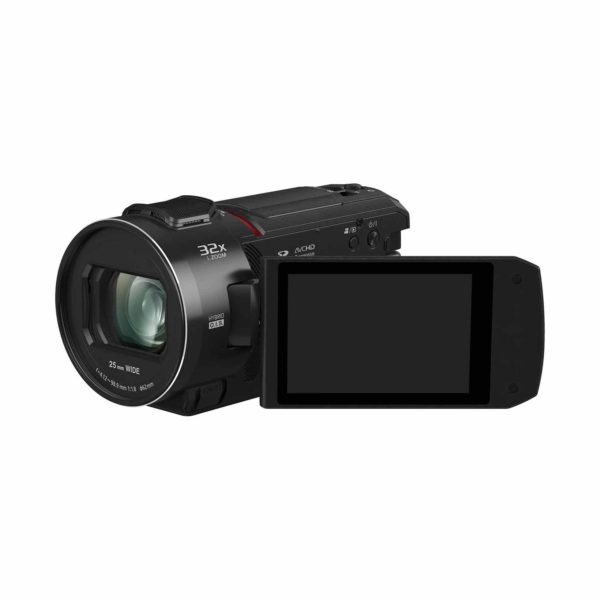 Panasonic HC-VX3E-K Videocamera Compatta Ultra HD 4K, Grandangolo 25 mm, Zoom ottico 24x, 4K Cropping, Nero