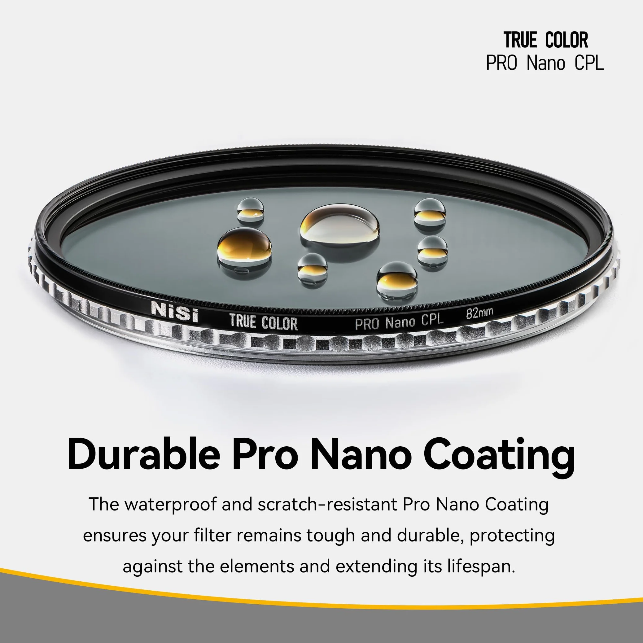 Filtro NiSi polarizzatore CPL True Color - 82 mm