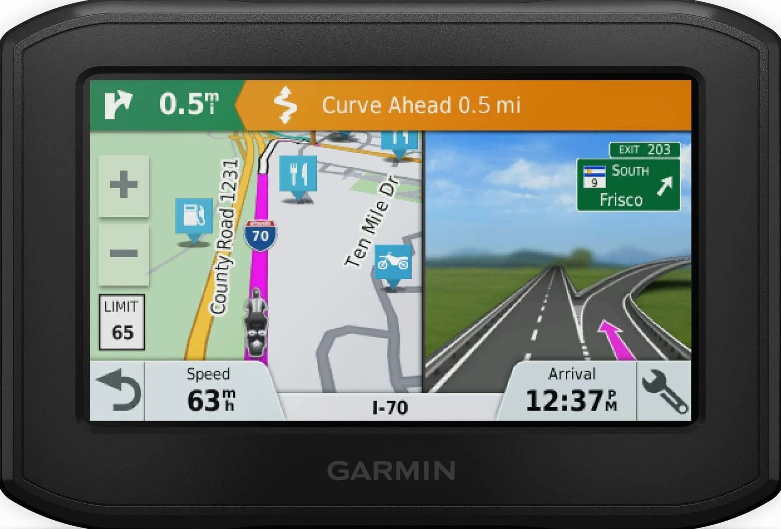 Garmin Zumo 396LMT-S EU Navigatore per Moto, Mappa Italia e Europa Completa, Connessione Smartphone, Display 4.3", Nero