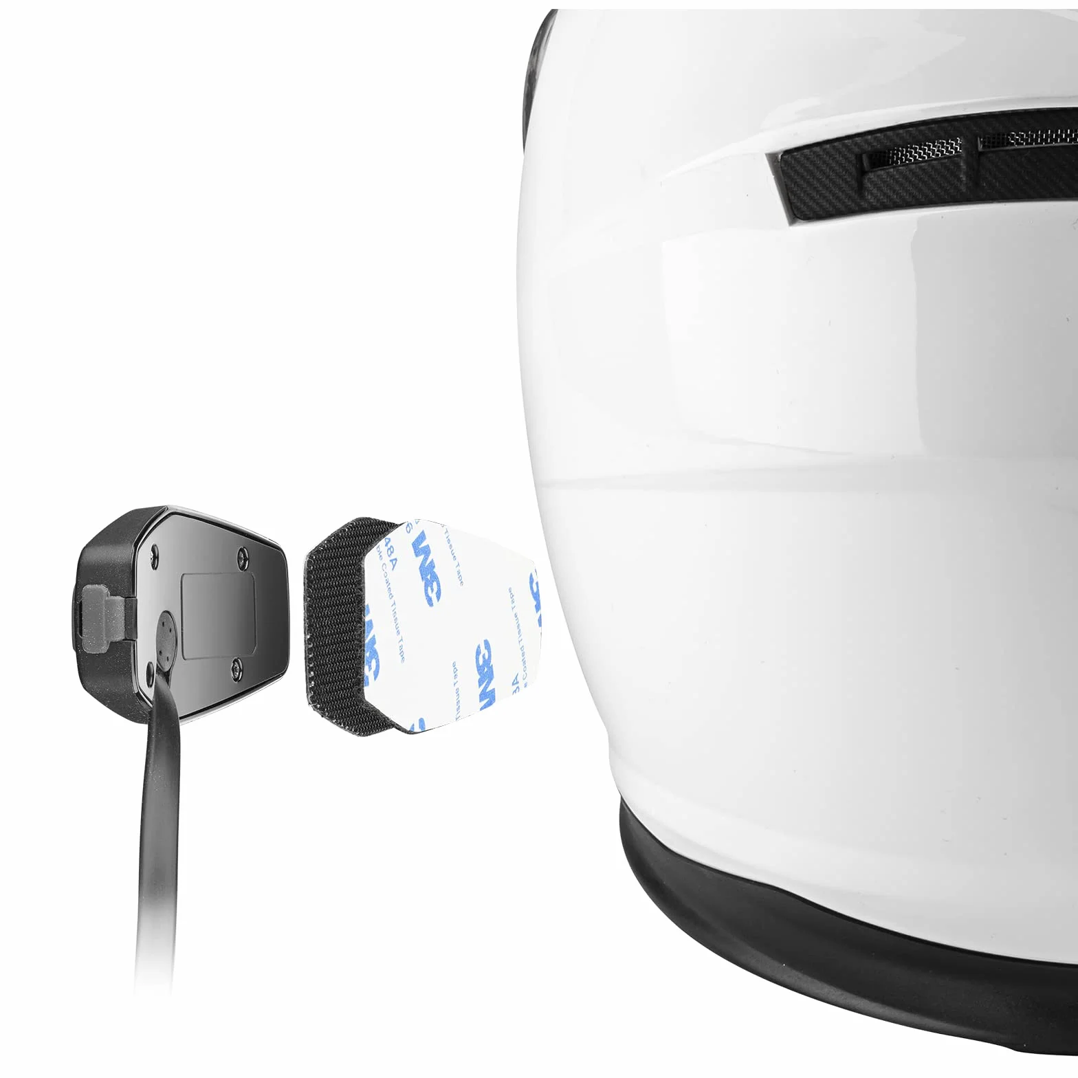 INTERPHONE UCOM4TP - Doppio - Interfono Bluetooth 5.0 da Casco per Moto, Uso Gruppo Piloti 4, Distanza 1 Km, Autonomia Fino a 15 Ore, Mp3, GPS, Impermeabile IP67, per Tutti i Caschi