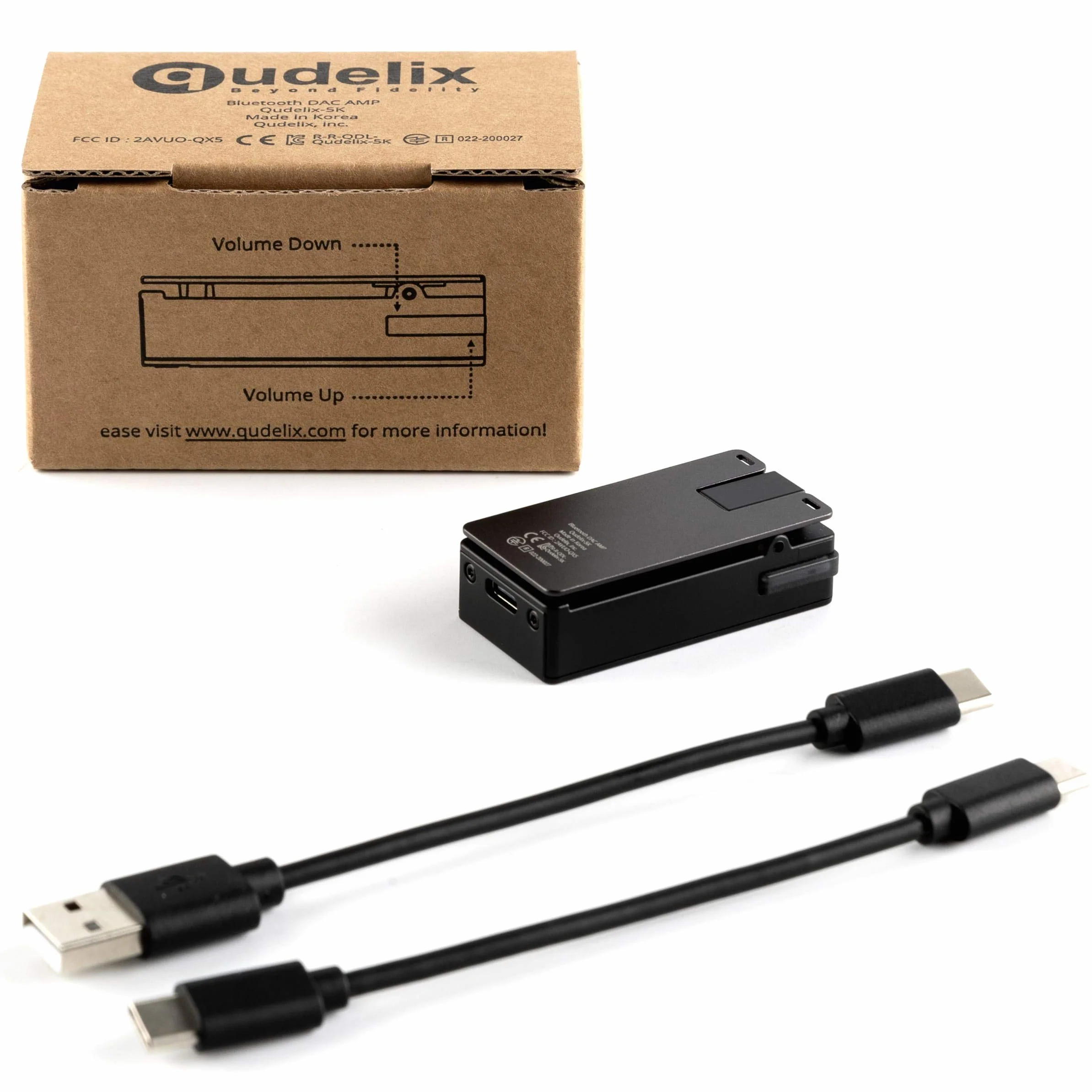 Qudelix Amplificatore DAC USB Bluetooth 5K LDAC aptX Adaptive aptX HD AAC Dual ES9219