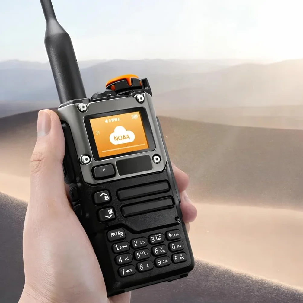 Radio CB Portatile UV-K5 (8) 50–600 MHz 5W 2023 FM/AM con USB-C
