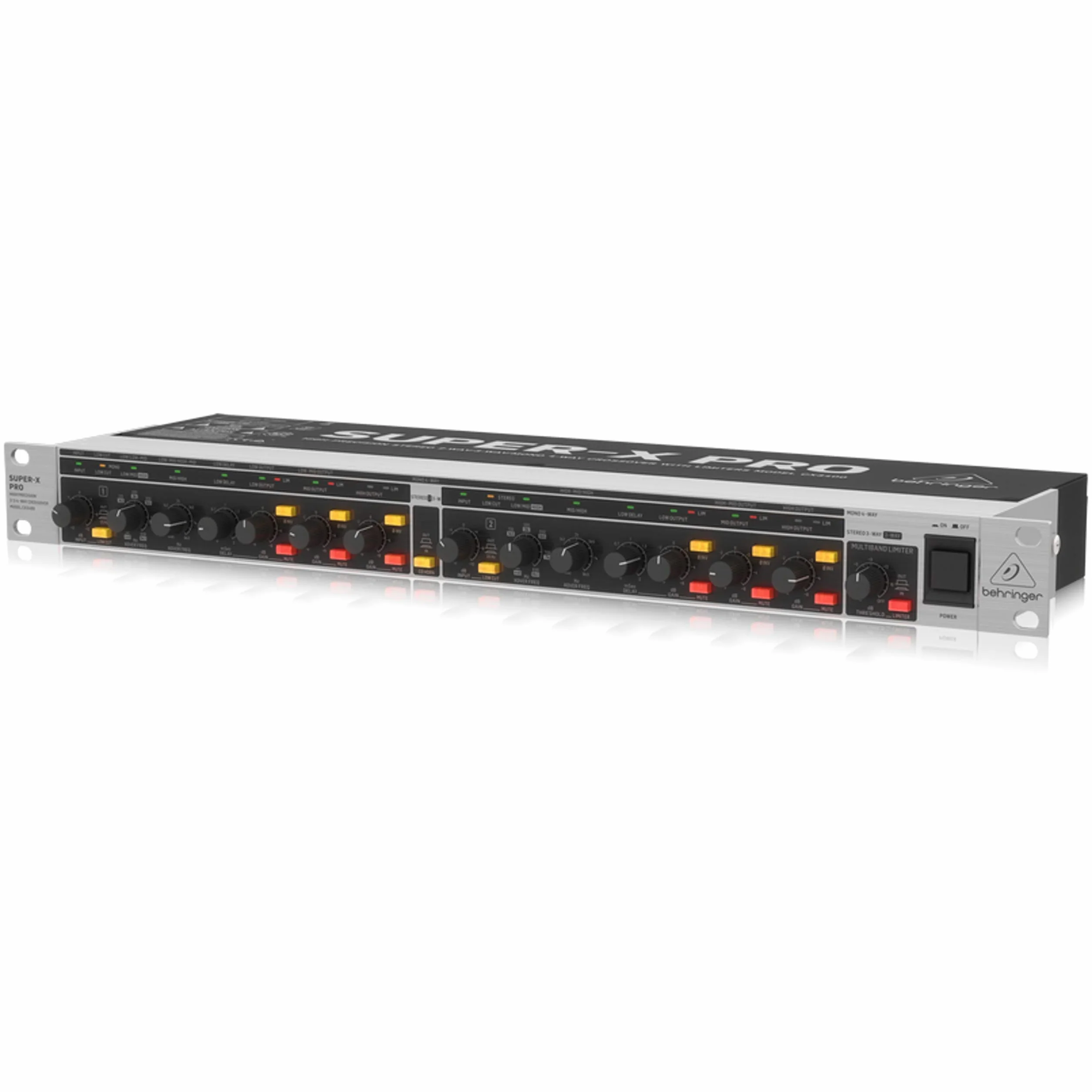 Behringer Super-X Pro Cx3400 V2 High Precision Stereo 2 Way/3 Way/Mono 4 Way Crossover With Limiters