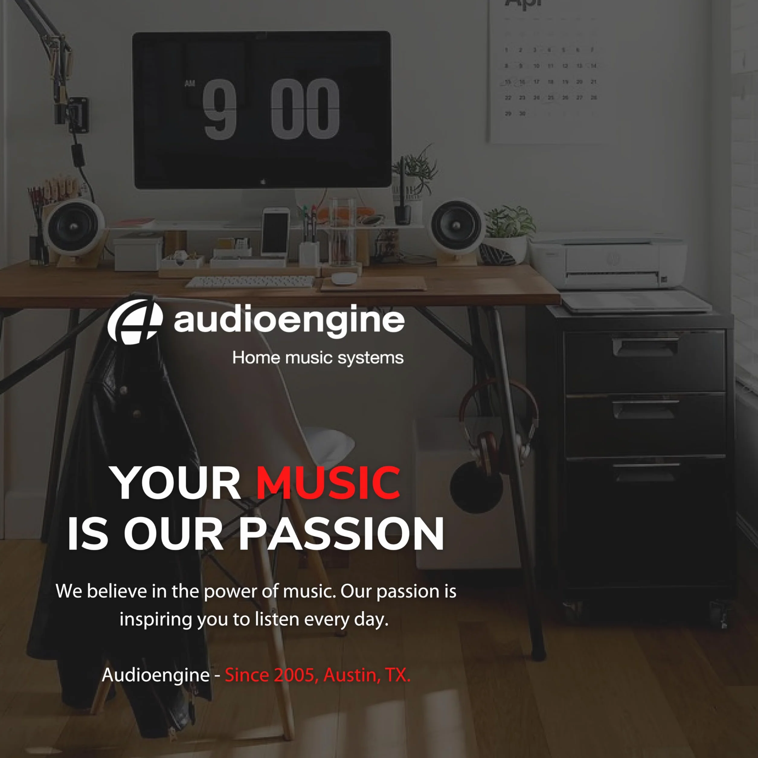 Audioengine S8 Subwoofer 250W 8 cala amplificatore incorporato cassa domestico