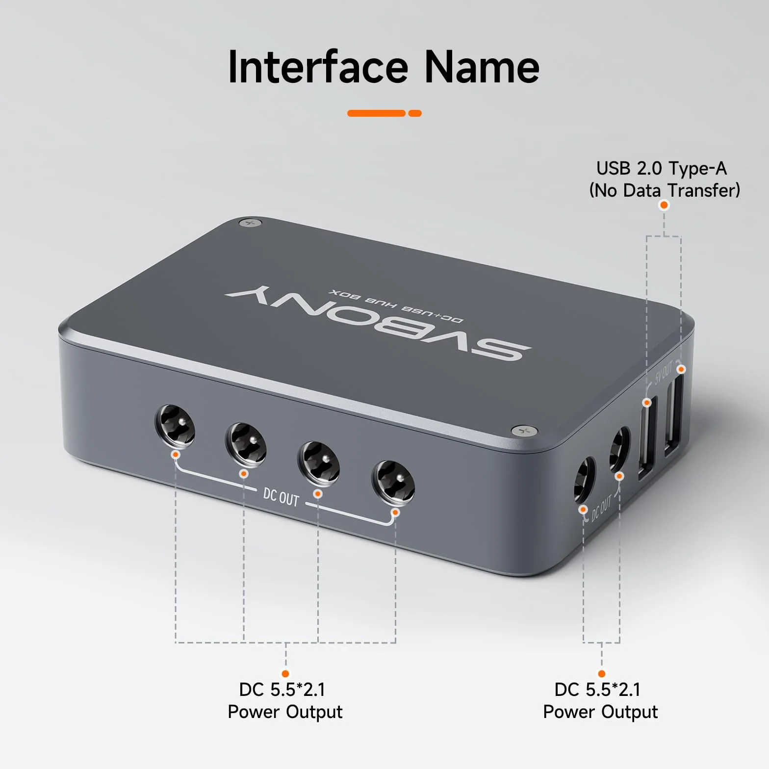Svbony SV241 USB Controllo Hub per Astronomia, Accessorio per Telescopio Astronomico per Adulti, Adattatore Tascabile con 6 DC Uscite di Alimentazione, r Fotografia Lunare, o del Cielo Profondo