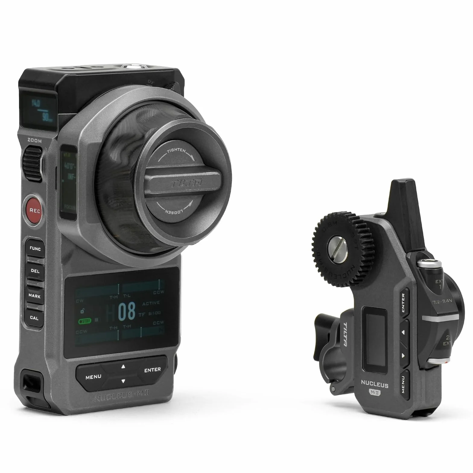 Tilta Nucleus-M II Follow Focus - Sistema di controllo delle lenti wireless con motore Nucleus-M II e unità manuale FIZ per fotocamere DSLR Mirrorless WLC-T06-K1