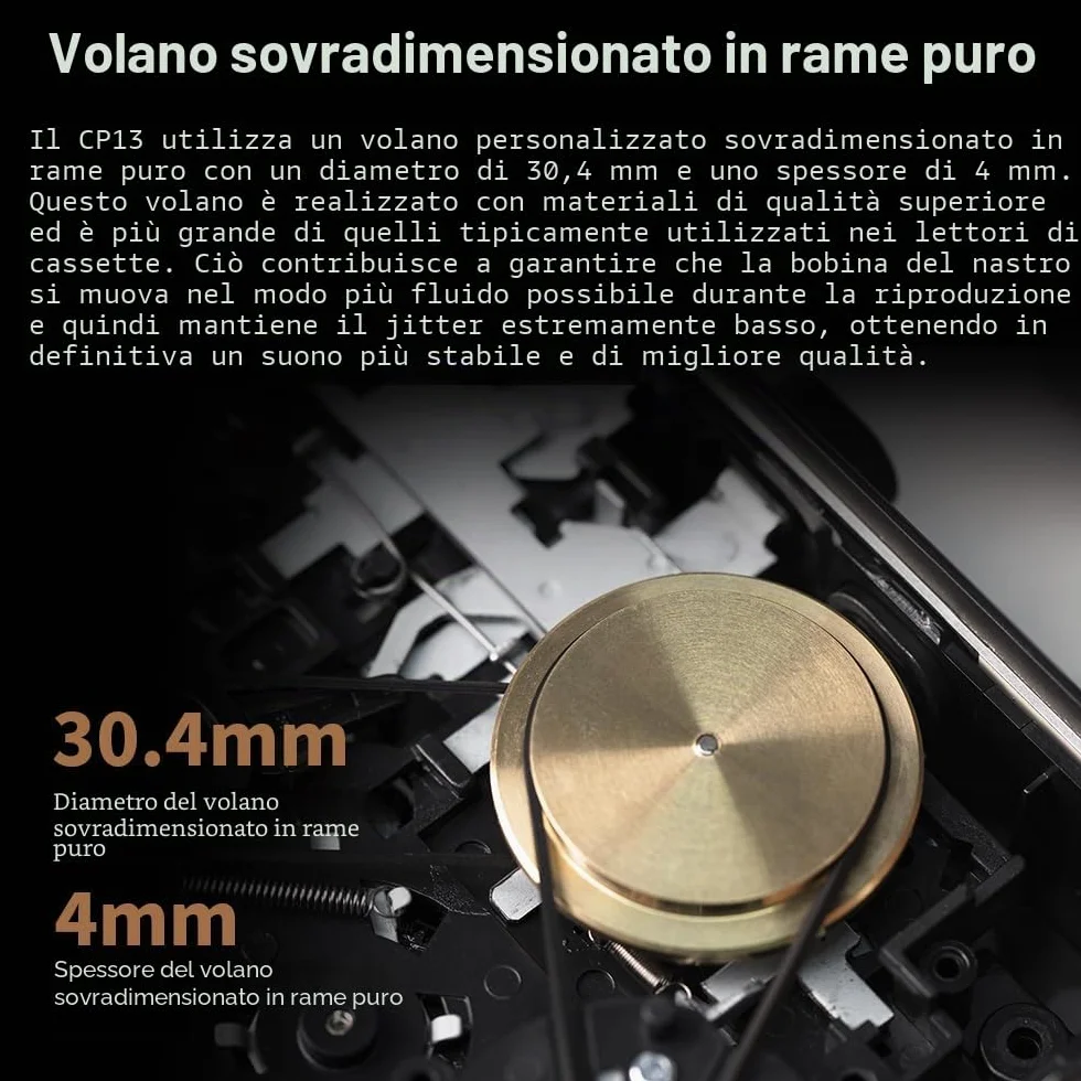 FiiO Lettore Cassette CP13 trasparente