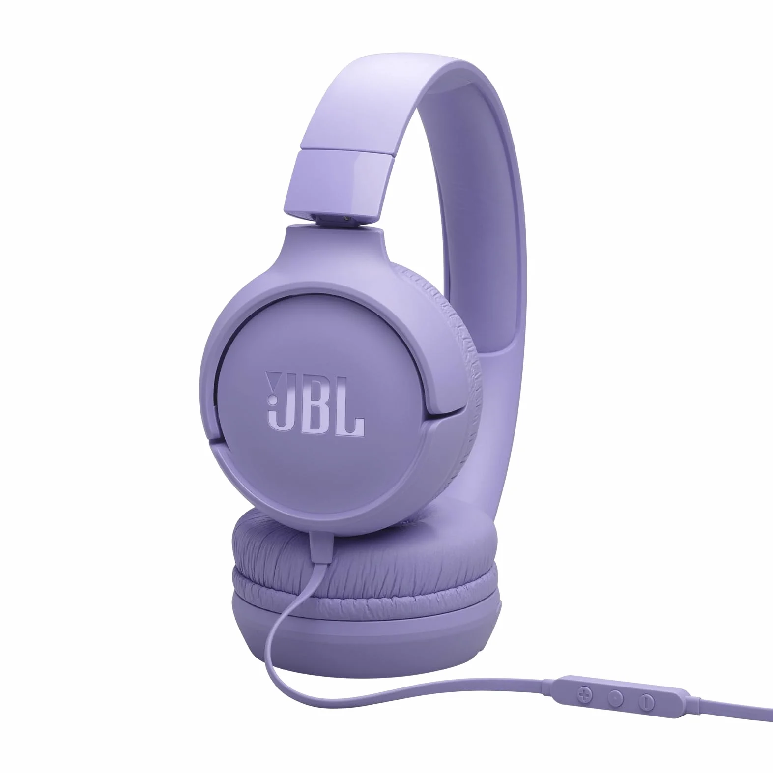 JBL Tune 520 C Cuffie con Filo On Ear, Microfono, Suono JBL Pure Bass, Preimpostazioni EQ, Connettività USB Tipo C, Design Pieghevole e Cavo Anti-Groviglio, Viola