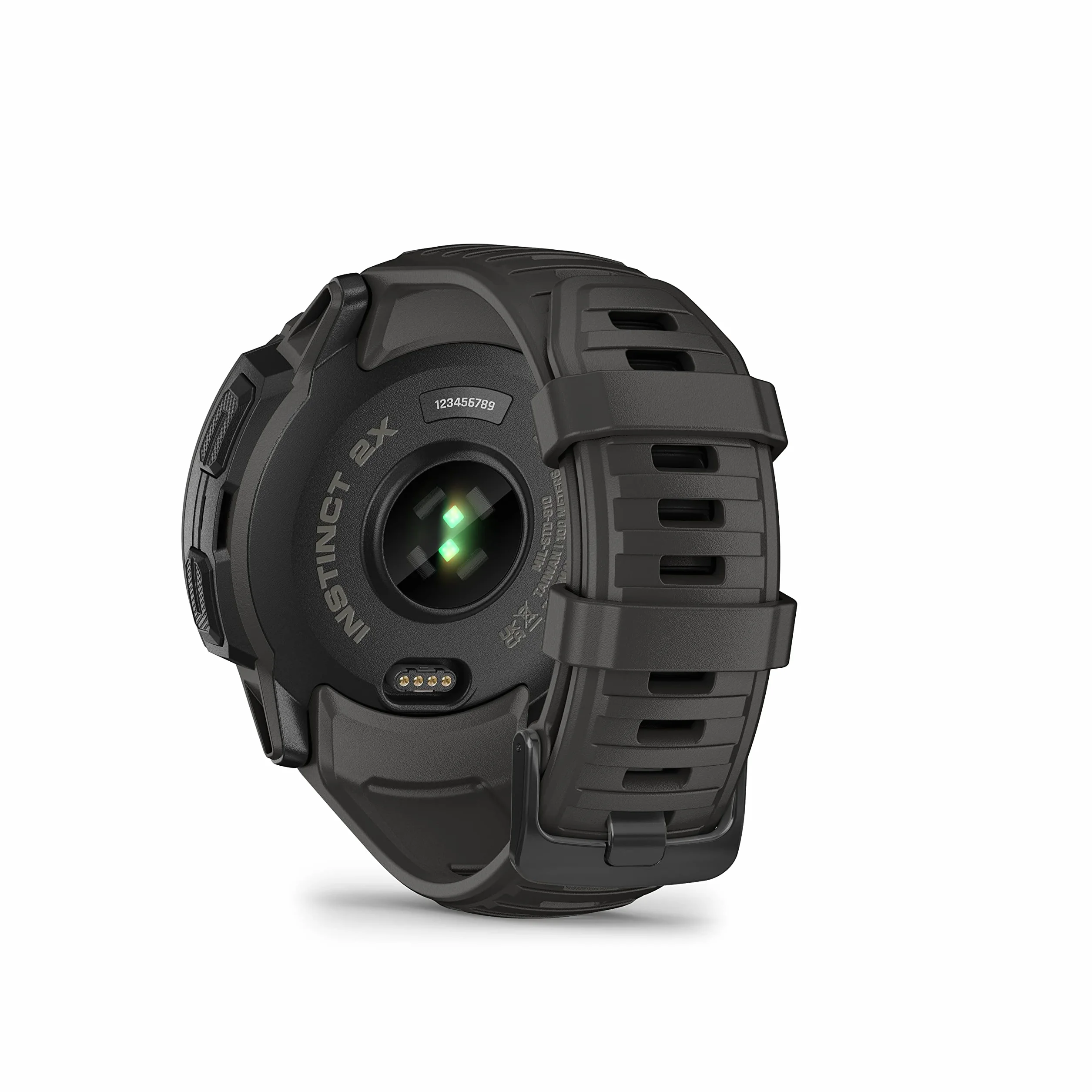 Garmin Instinct 2X Solar, Smartwatch, 50mm, Rugged design, Ricarica solare, Autonomia infinita, Disply 1,1", Torcia LED, GPS Multi-banda, Cardio, SpO2, Pay, Connect IQ (Graphite) (Ricondizionato)