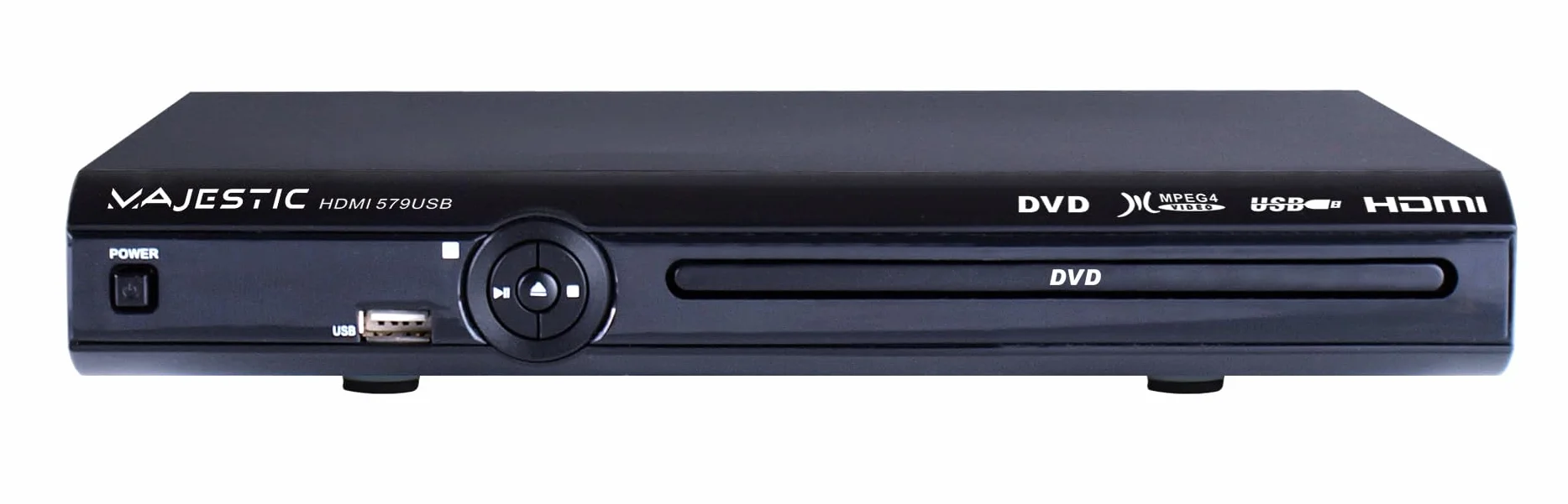 Majestic HDMI-579, Lettore DVD-MPEG 4 con uscita HDMI e ingresso USB, Nero