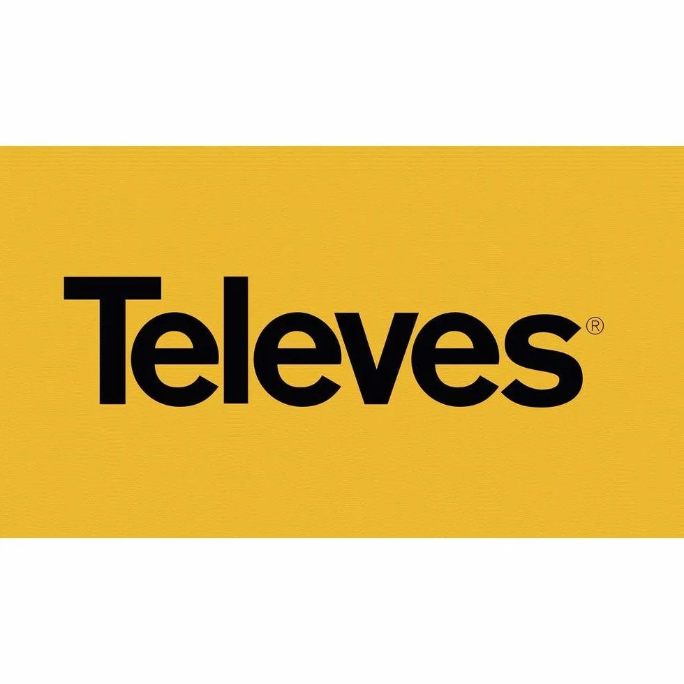 Televes - mod. 560542 – Amplificatore di segnale digitale terrestre da interno, 2 uscite, Frequenza: 47 – 790 MHz, G10 / 20 dB di guadagno, regolabile