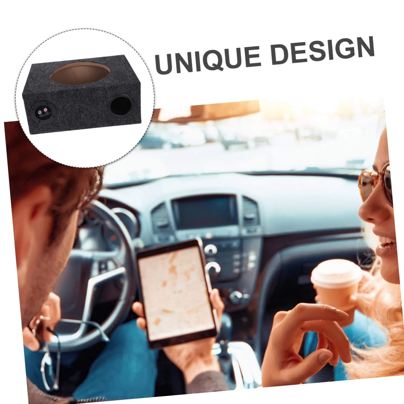 iplusmile Subwoofer Per Auto Box Sottile Per Veicoli Cassa Compatta Per Subwoofer Auto