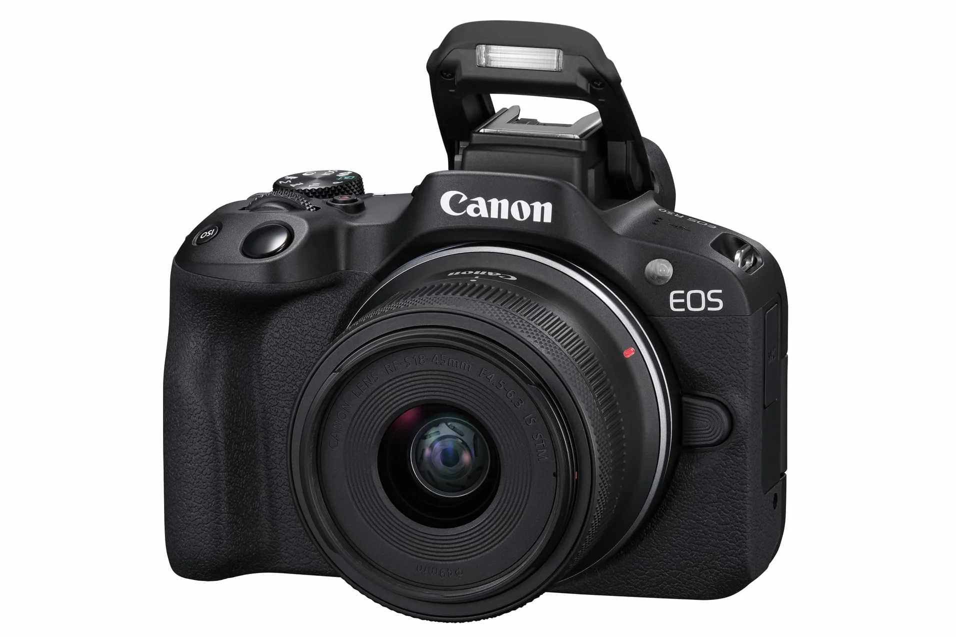 Canon EOS R50 APS-C Mirrorless + RF-S 18-45 f/4,5-6,3 (24,2 Mp,- Fino a 15fps, DIGIC X, Video 4K UHD Fino 30p, Dual Pixel CMOS Auto Focus II, Disp, Lay Touch Ordinetabile 7,5 cm, Wi-Fi, BT, 328 gr)