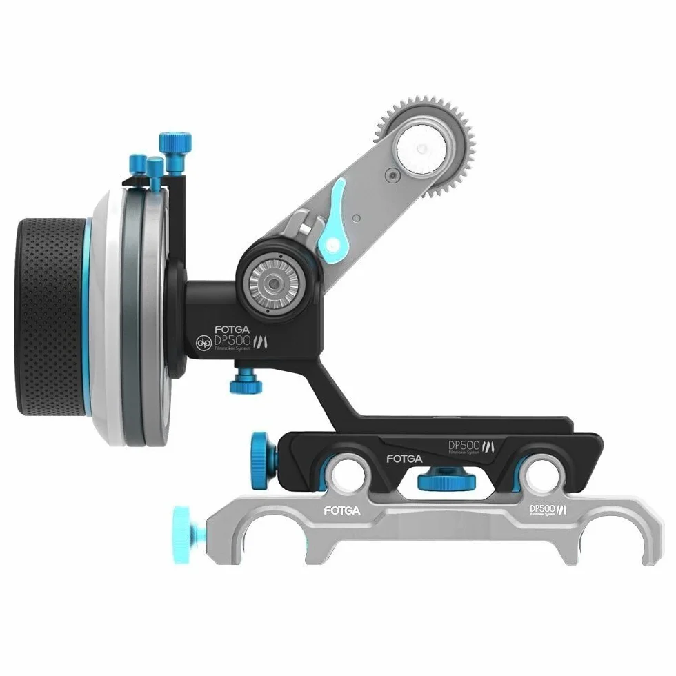 Fotga Aggiornato DP500 Mark III DP500III Rilascio Rapido Inumidire Segue il Fuoco A/B Duro Stop per 15mm Rods Rig Adatta per Tutti DSLR video come Blackmagic BMCC BMPCC Canon 5D MarkII Mark III 5DIV Sony A7R A7RII A7 A7II A7S A7SII Panasonic GH3 GH4 Nikon