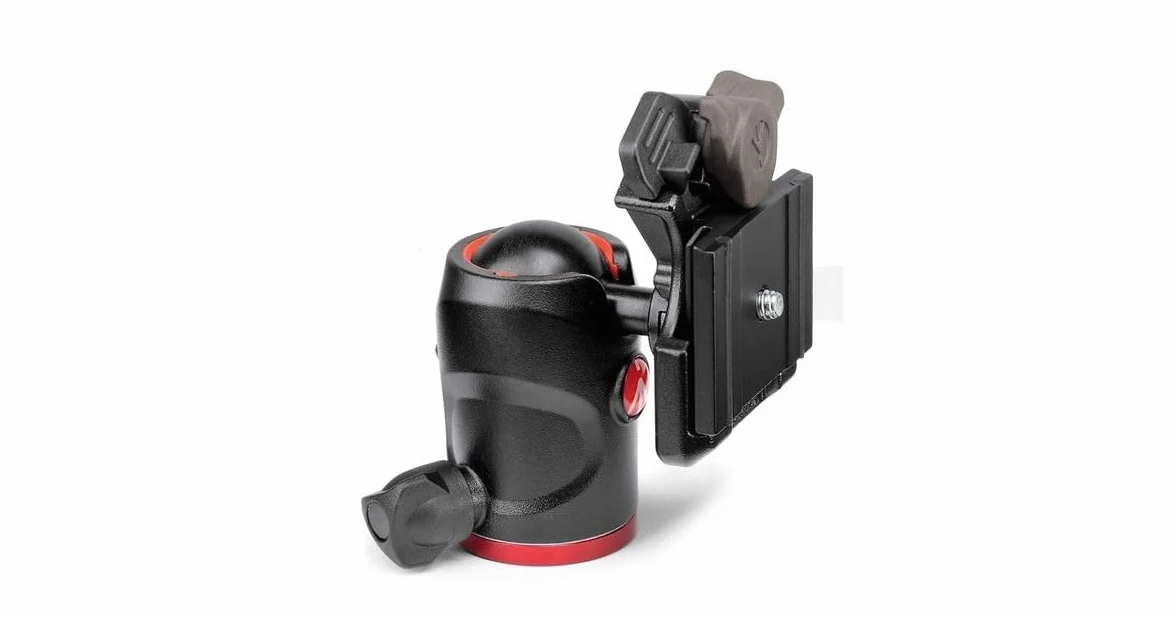 Manfrotto MH494-BH Testa a Sfera in Alluminio Mini, Nero