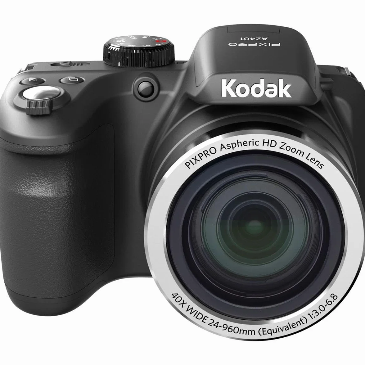 Kodak AZ401 - Fotocamera digitale con schermo LCD da 3", colore: Nero