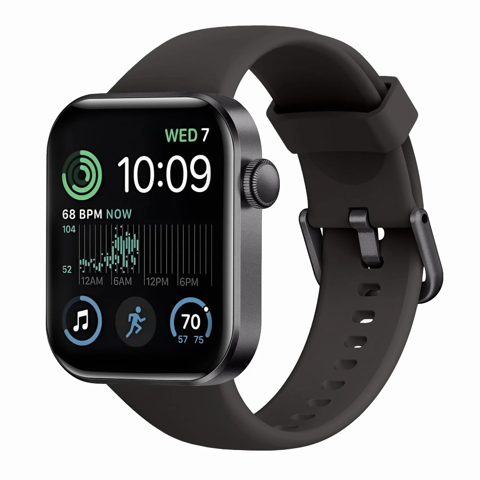 Smartwatch Uomo Donna, 1.85" Orologio Smartwatch con Effettua/Risposta Chiamate, 140 Sportive Smart Watch con Contapassi/Sonno/Cardiofrequenzimetro/SpO2, Impermeabil IP68 Smartband per Android iOS