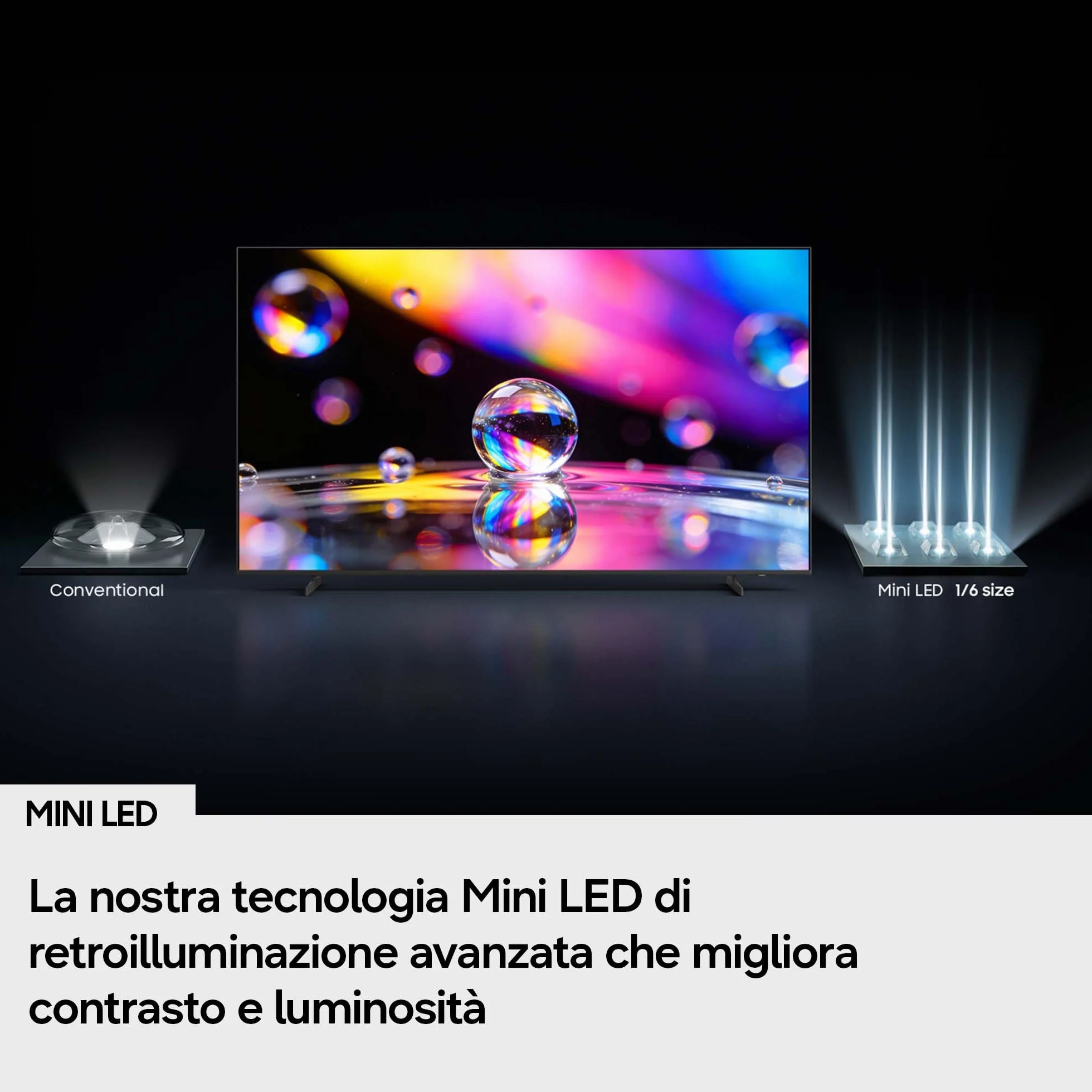 Samsung Smart TV 65" UE65M72HAUXZT Mini LED 4K HDR 10+ 144Hz Gaming Hub 2026