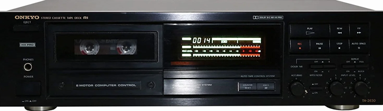 Onkyo TA-2630 - Vassoio a cassetta, colore: Nero