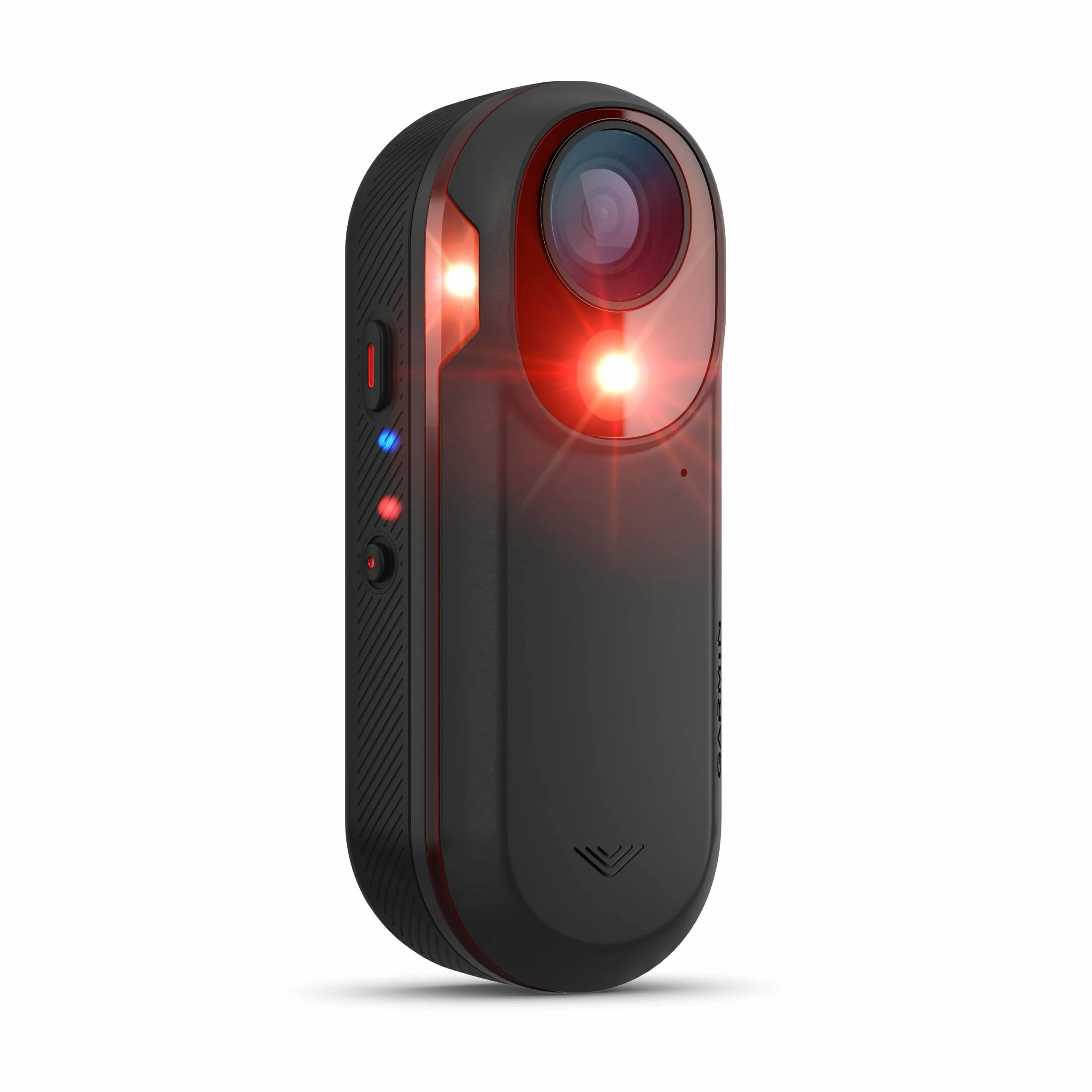 Garmin Varia RCT716, radar con dash cam integrata per registrare e memorizzare eventi, regolamenti per il traffico stradale (luce posteriore STVZO con 5 lumen), include scheda di memoria SD da 16 GB