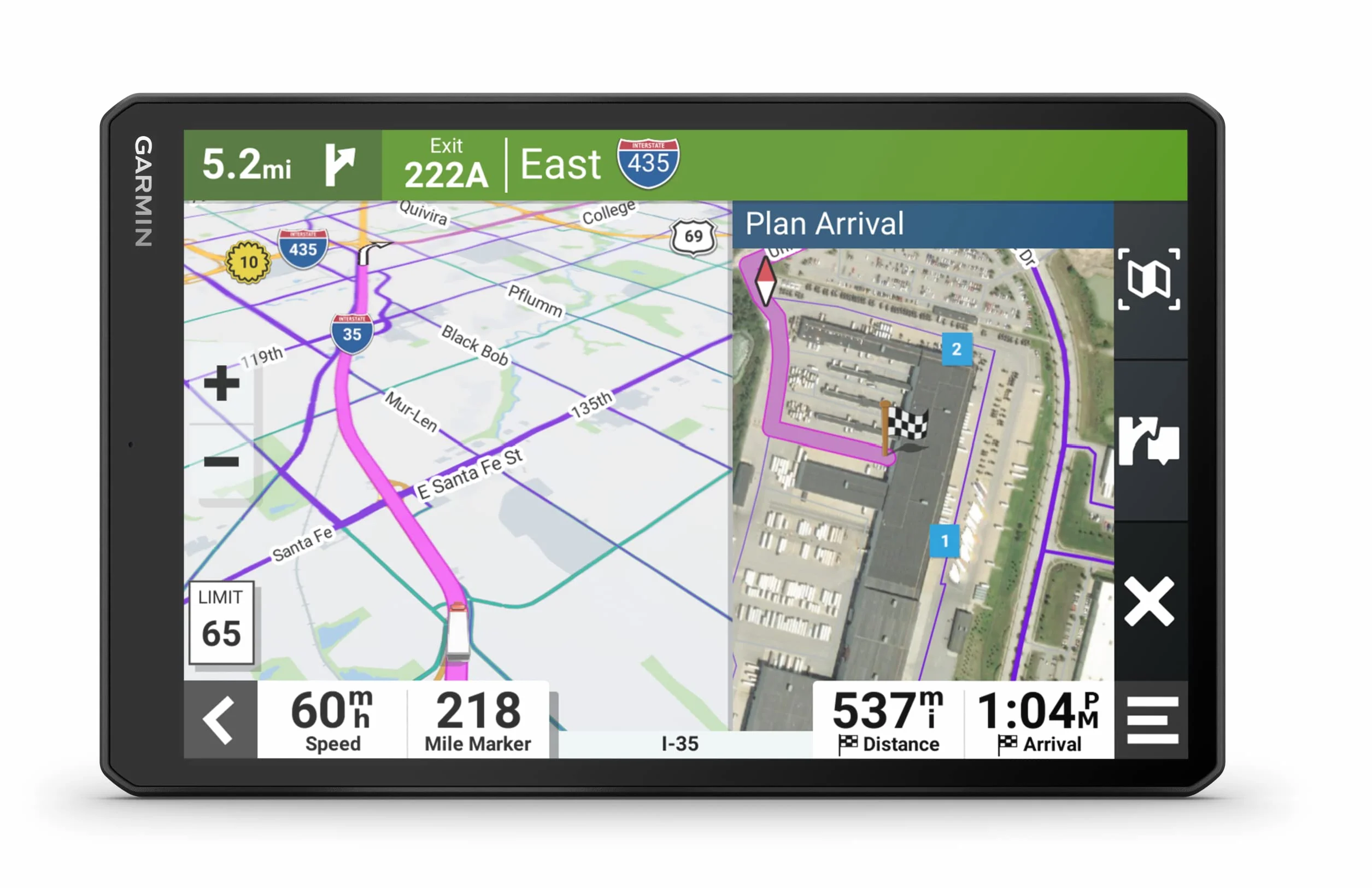 Garmin dēzl LGV1010, Display da 10", Mappa Europa, Anteprima percorso, Navigazione in base a dimensioni, peso e carico trasportato