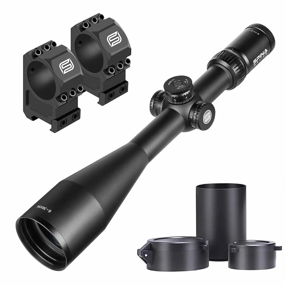 SPINA OPTICS Cannocchiale da caccia 6-36X56 SF Mil Dot reticolo parallasse laterale blocco torretta mirino tattico