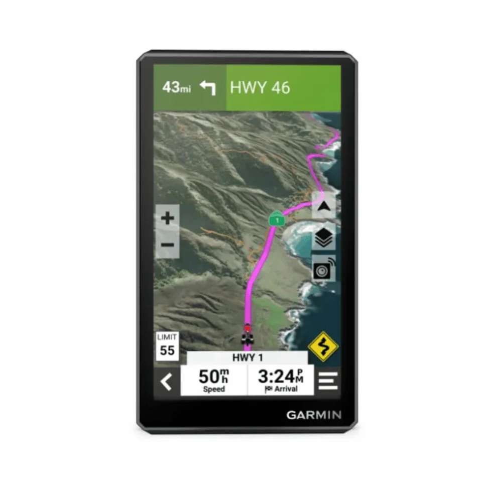 Garmin zūmo XT2, Navigatore per moto, Display 6", Mappa stradale Europa, Mappa topografica, Immgini satellitari, Rider Alerts, Strade Panoramiche, Guida Verde MICHELIN, Bluetooth, Wi-Fi