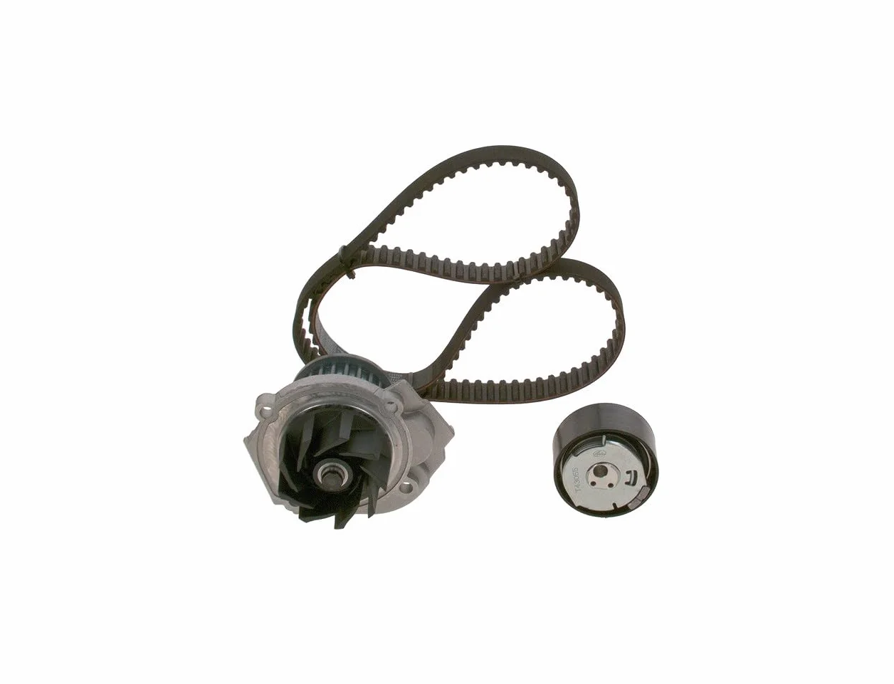 BOSCH 1 987 946 387 Kit cinghia distribuzione pompa acqua N° denti: 124 22 mm Compatibilità con OPEL COMBO Cassone/Furgonato/Promiscuo X12 Combo Combi/Tour X12, FIAT 500 312 PANDA 169 500X 334