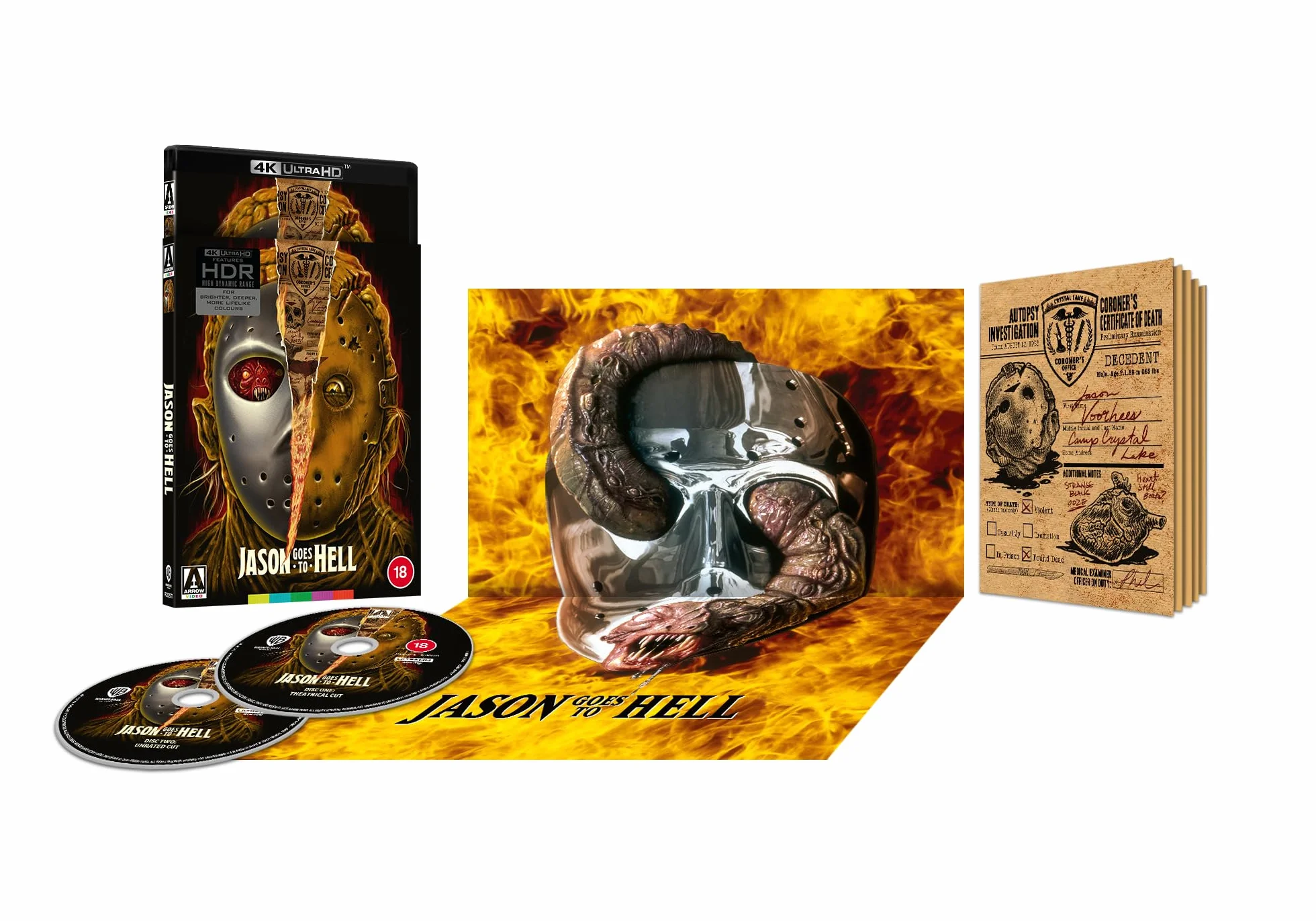Jason Goes To Hell Limited Edition 4K UHD [Blu-ray] [Region Free]