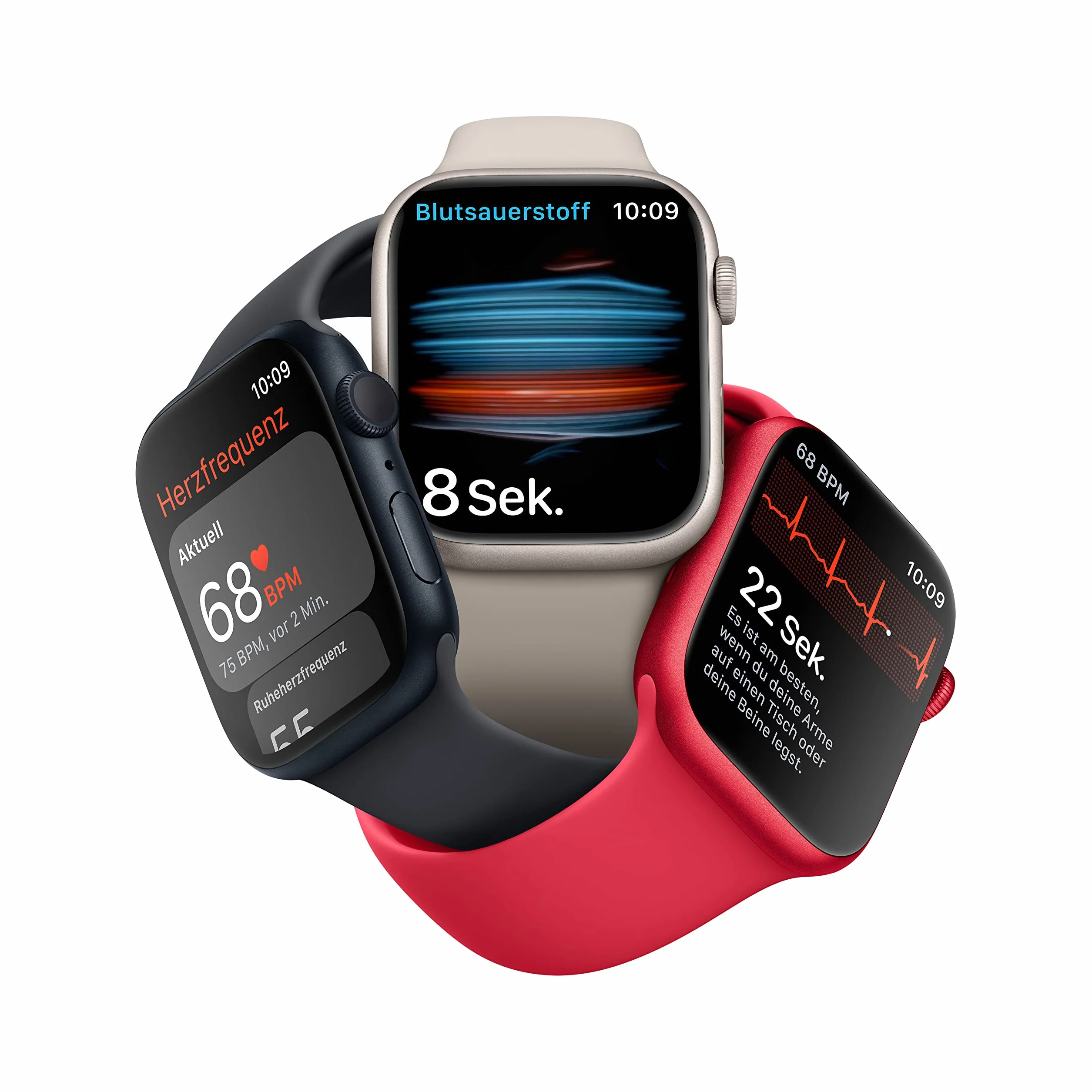 APPLE WATCH SE ALUMINIUM 44MM MITTERNACHT (SPORTARMBAND MITTERNACHT) *NEW* (Ricondizionato)