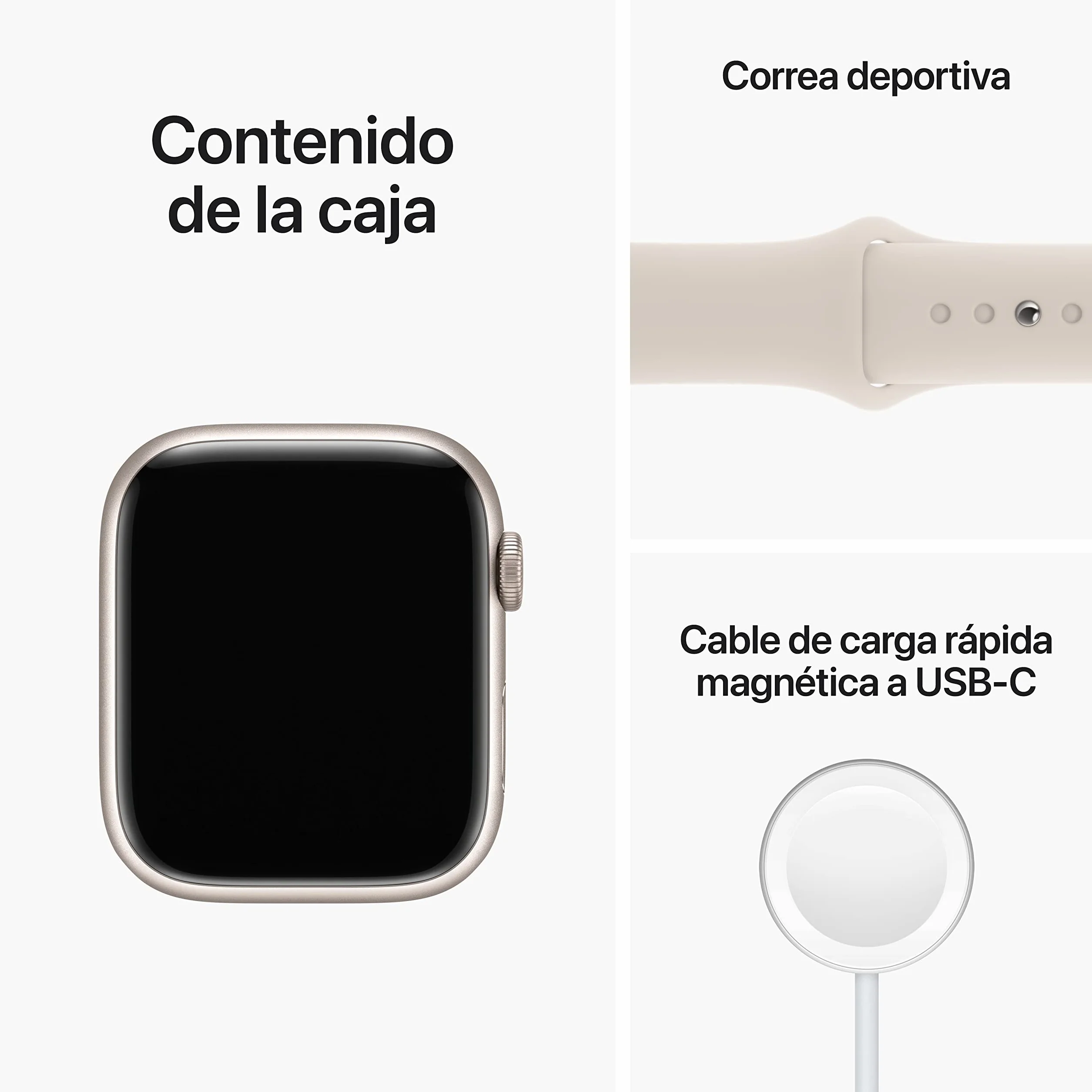 Apple Watch Series 8 (GPS, 45MM) - Case Galassia in Alluminio con Cinturino Sport Galassia (Ricondizionato)