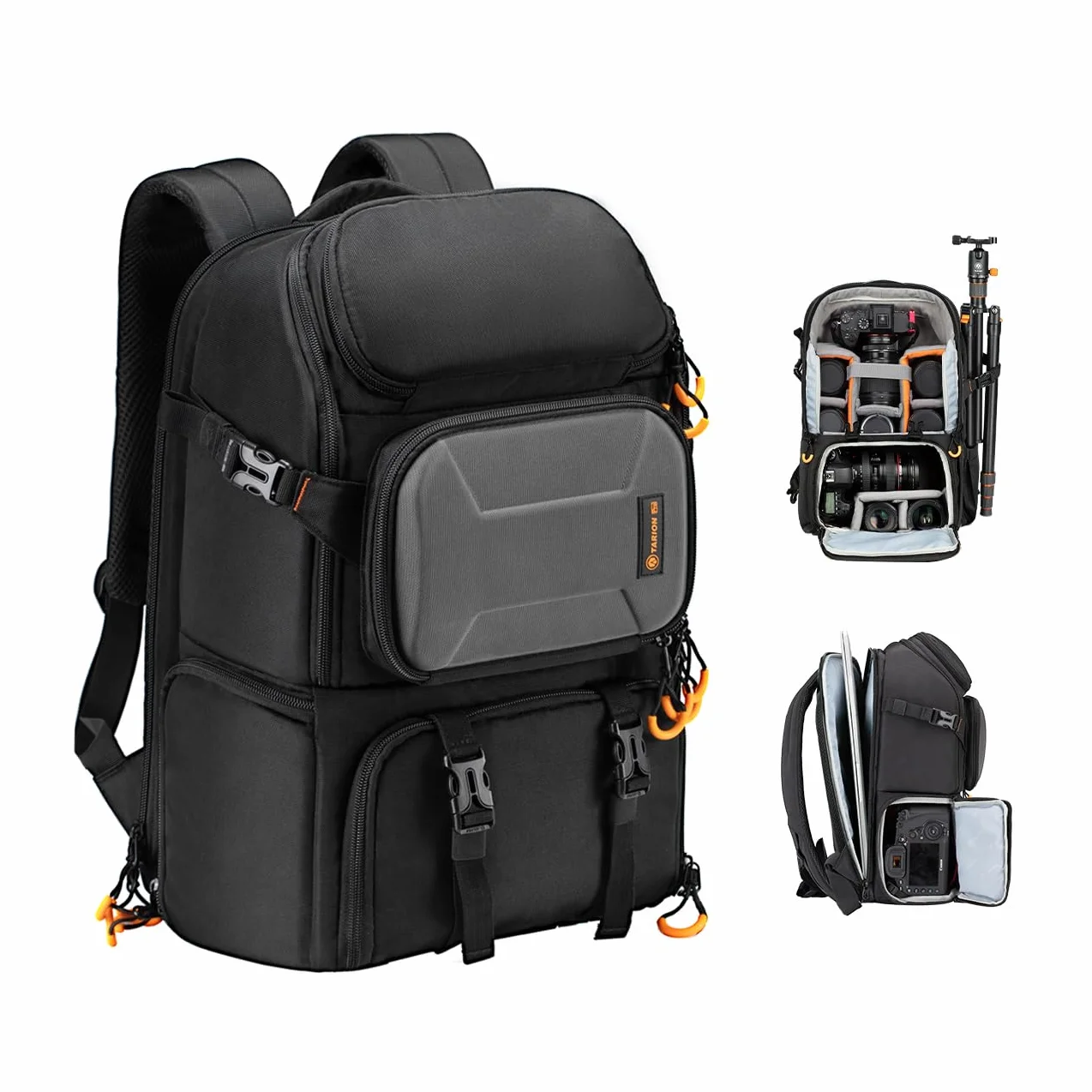 TARION Zaino Fotografico Zaino Capienza Grande con Marsupio Zaino da Trekking Zaino DSLR (PBL)