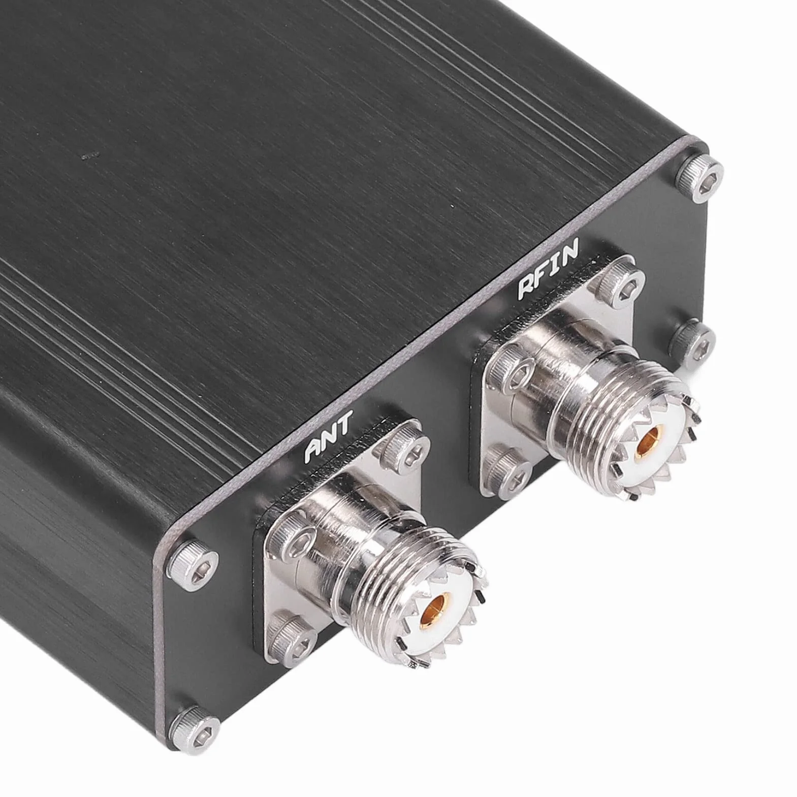 KIMISS Sintonizzatore Antenna Automatico Mini 1.8~55MHz con Display 0.96IN e Custodia, Perfetto per Radioamatatori e Appassionati di Elettronica
