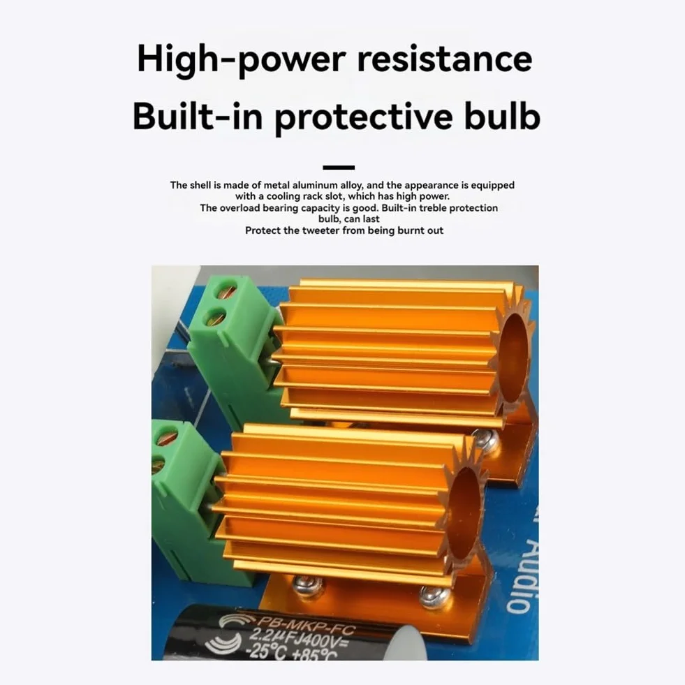 Altoparlanti direzionali crossover, prestazioni palcosceniche professionali, 1500 W divisori per singoli altoparlanti 15-18