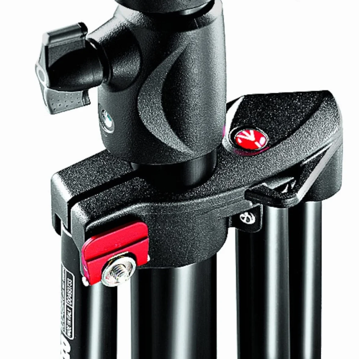 Manfrotto 1004BAC-3 Kit 3 Stativi, Serie Babylight, Massima Altezza 366 cm per Luci, 4 Sezioni, in Alluminio, Nero