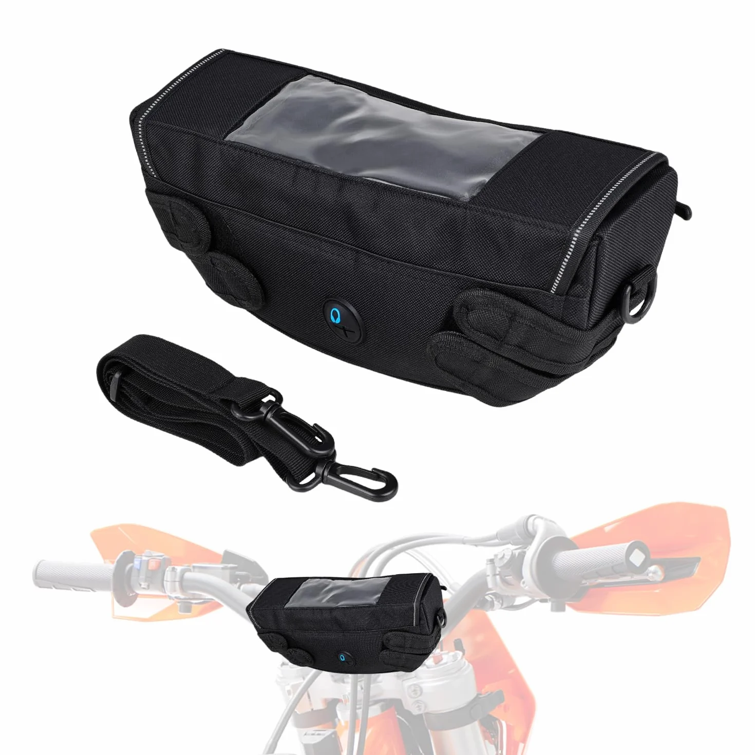 Bolsa Manubrio Moto Borsa Manubrio Enduro Impermeabile Universale per EXC XC XC-W SX TE FE TC FX CRF WR YZ RR Xtrainer KLX DRZ Enduro Dirt Pit Bike Motocross