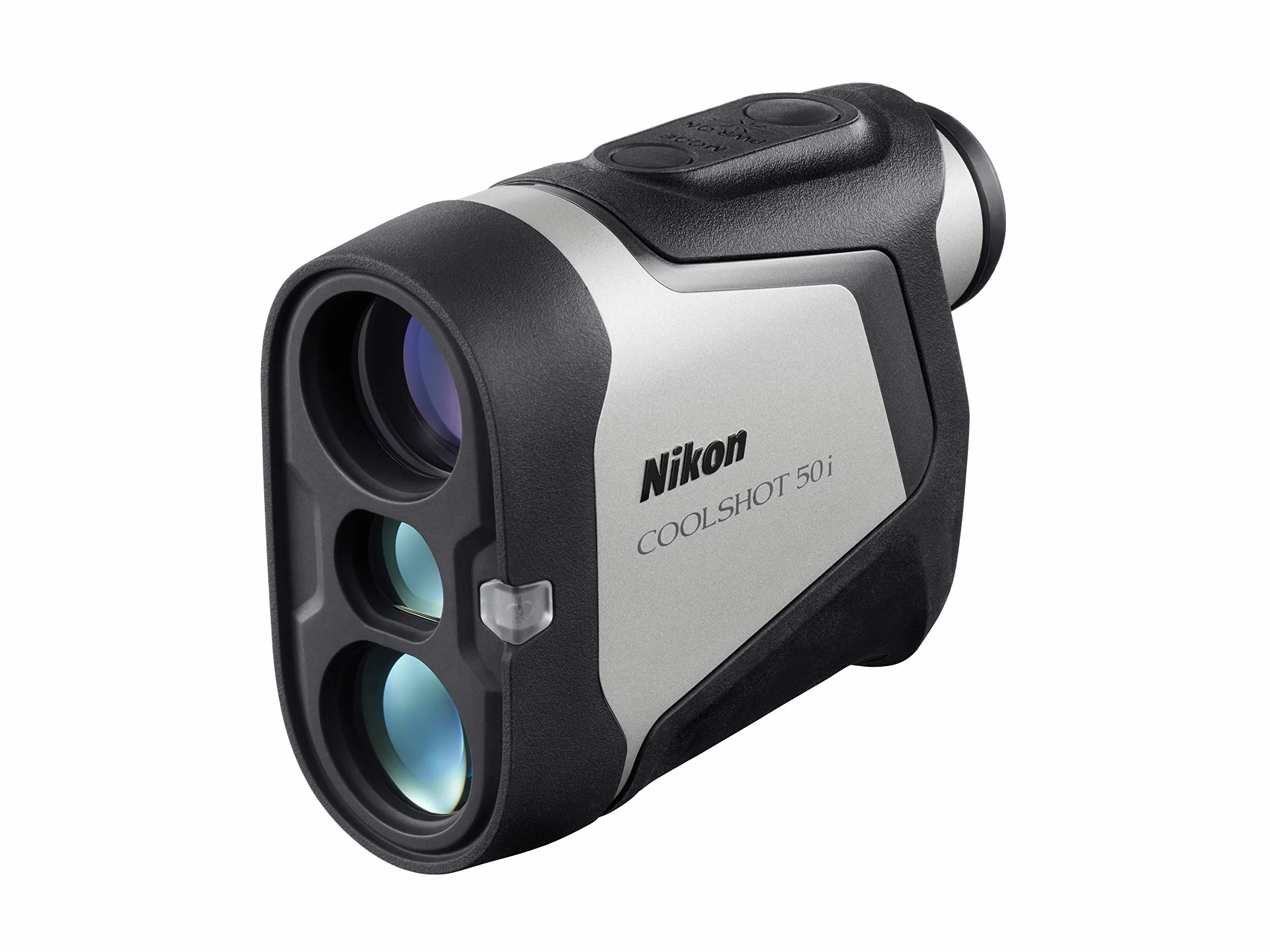 Nikon Coolshot 50i Telemetro Laser con Magnete per Innesto Incorporato, Regolazione dell'Inclinazione, Dual Locked on Quake, Grigio