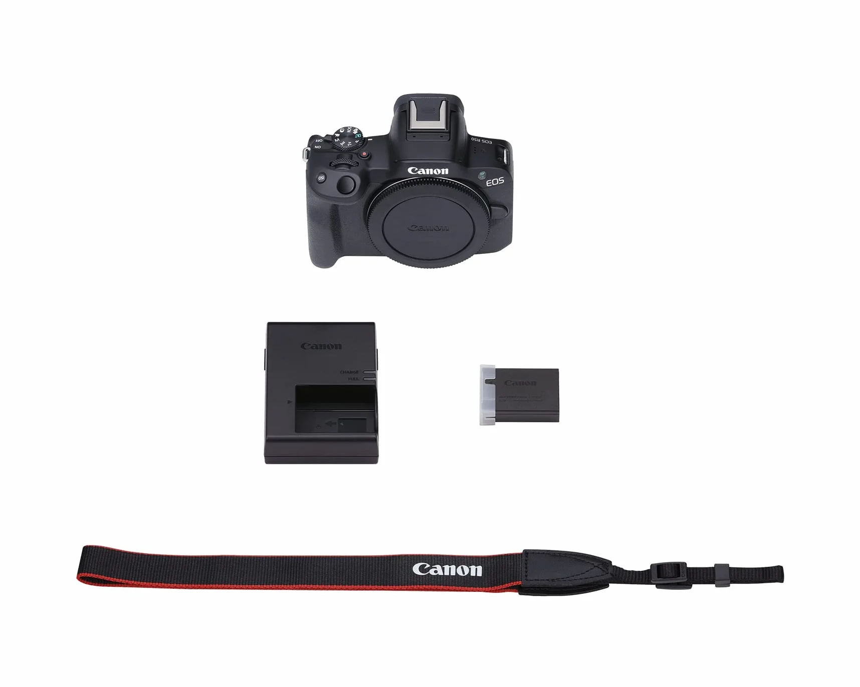 Canon EOS R50 APS-C mirrorless nera (24,2 Mp,- fino a 15fps, DIGIC X, video 4K UHD fino 30p, Dual Pixel CMOS Auto Focus II, Display touch ordinetabile 7,5 cm, Wi-Fi, Bluetooth, solo 328 gr)