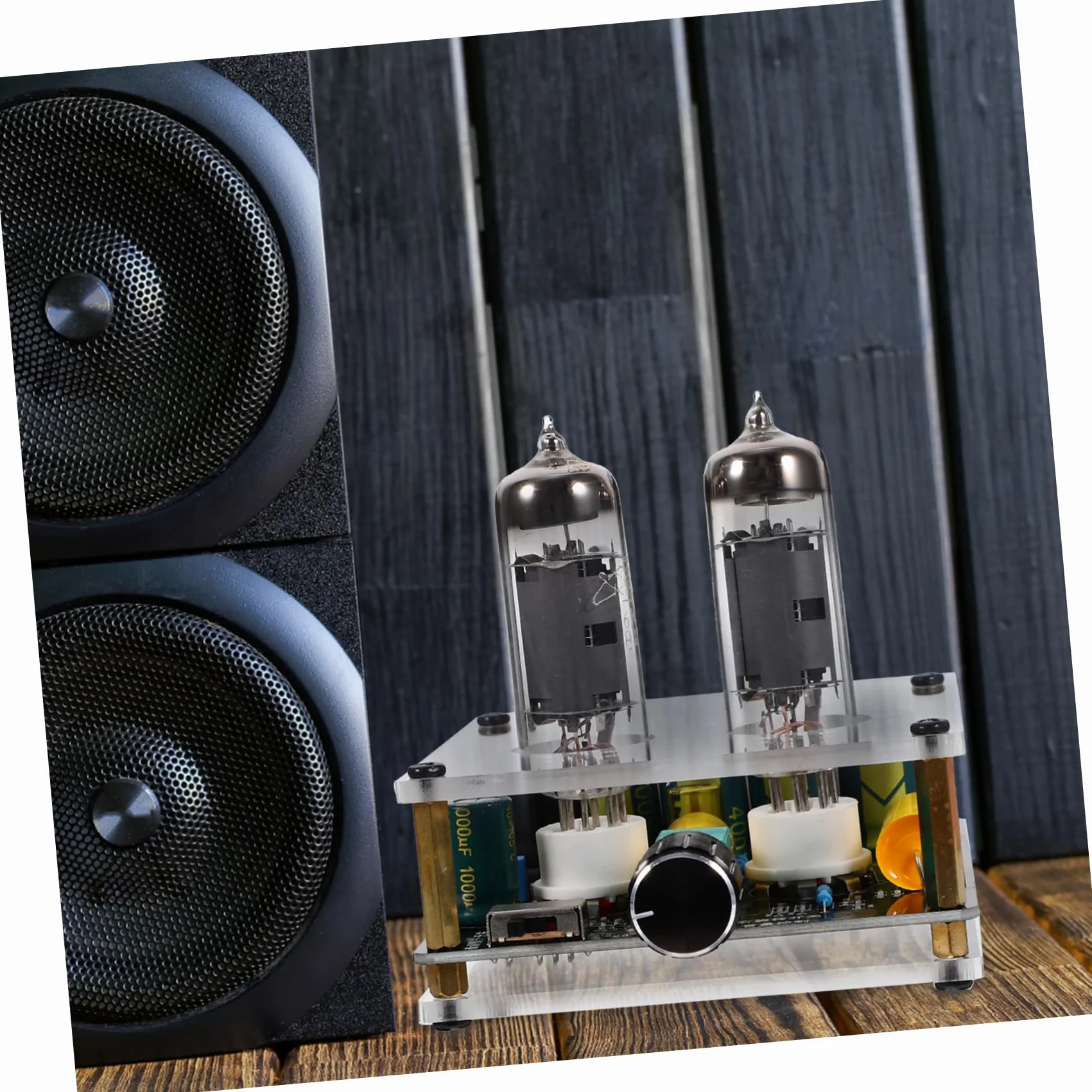 SECFOU Preamplificatore Valvolare per Giradischi, Home Theater Fai da Te