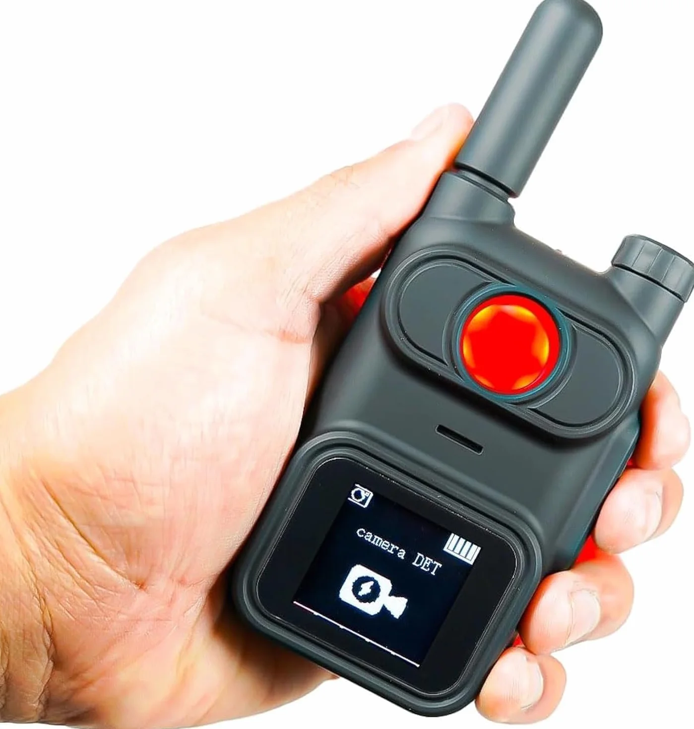 Rilevatore Professionale di Microspie mod. MINI, Telecamere Nascoste e GPS - Dispositivo Portatile Avanzato con Alta Sensibilità per Rilevare Segnali Wireless OCCULTATE in auto e a NOLEGGIO (AK780)