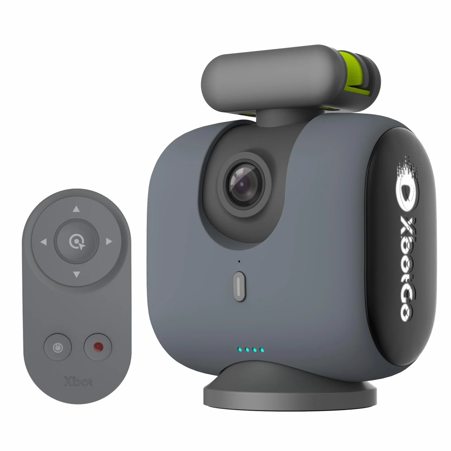 XbotGo Chameleon Action Cam 4K 60FPS - Monitoraggio Del Calcio E Registrazione Del Basket Per Gli Action Cam Per Sport Di Squadra, Live Streaming, Compatibile con iOS E Android (Grafite Lava)
