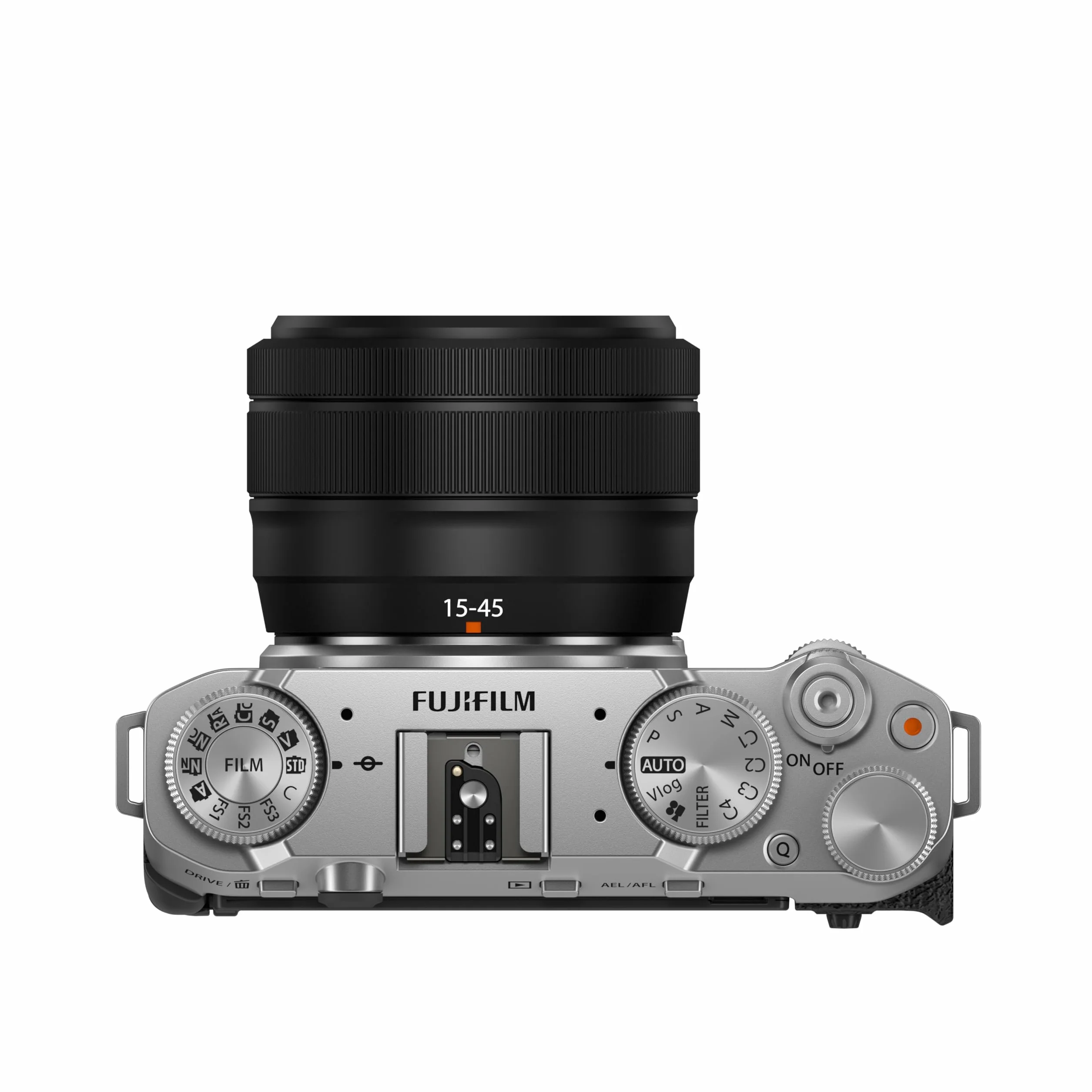 FUJIFILM X-M5 Fotocamera Digitale Mirrorless 26MP, Kit XC15-45mmF3.5-5.6, Sensore CMOS X-Trans 4 APS-C, X-Processor 5, Filmati 6.2K 30p, Schermo LCD 3" Vouch vari-angle, Argento