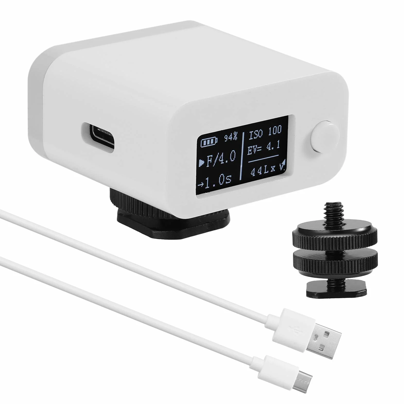 Esposimetro della Fotocamera,Sunydog M08 Esposimetro Fotocamera Fotometro Fotografia Set-top Esposimetro a riflessione Esposimetro per fotocamera con fissaggio caldo/freddo