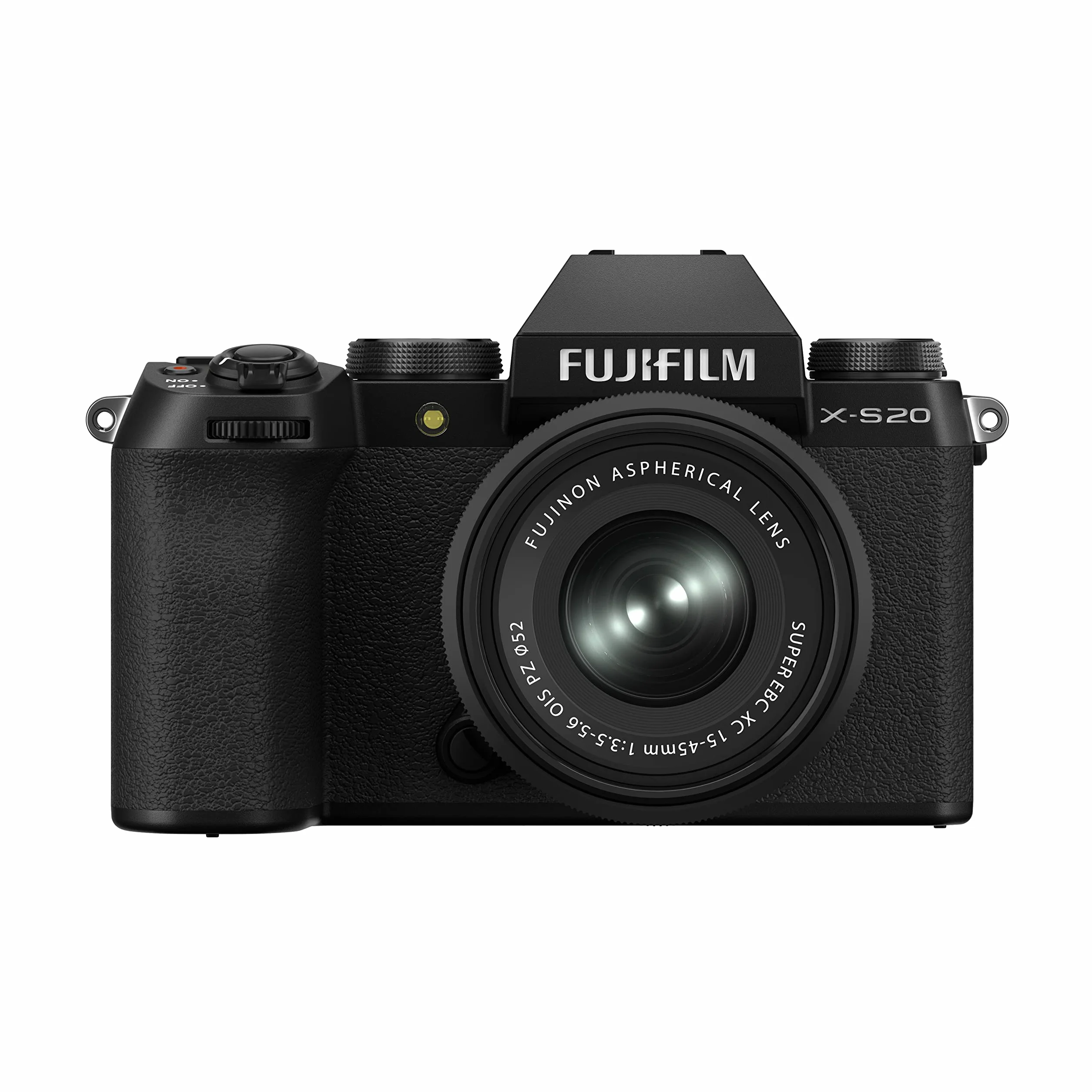 Fujifilm X-S20 Fotocamera Digitale Mirrorless 26MP, KIT XC15-45mmF3.5-5.6, Sensore X-Trans CMOS 4 APS-C, X-Processor 5, IBIS, Filmati 6.2K 30p, Mirino EVF, Schermo LCD 3" Touch vari-angle, Nero