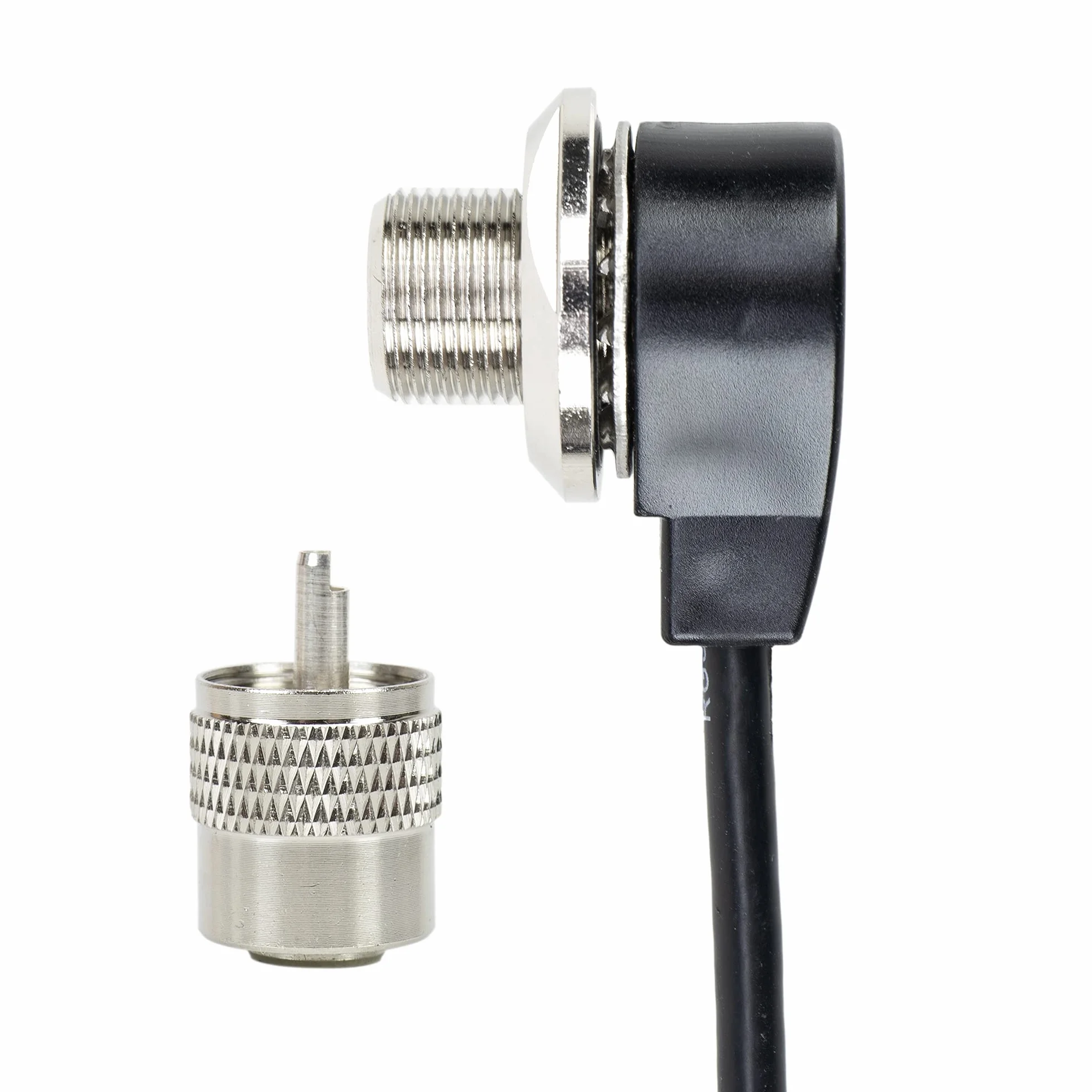 PNI Pacchetto antenna ML75 CB e cavo di montaggio PNI T601, lunghezza 75cm, 26-28MHz, 300W, pieghevole