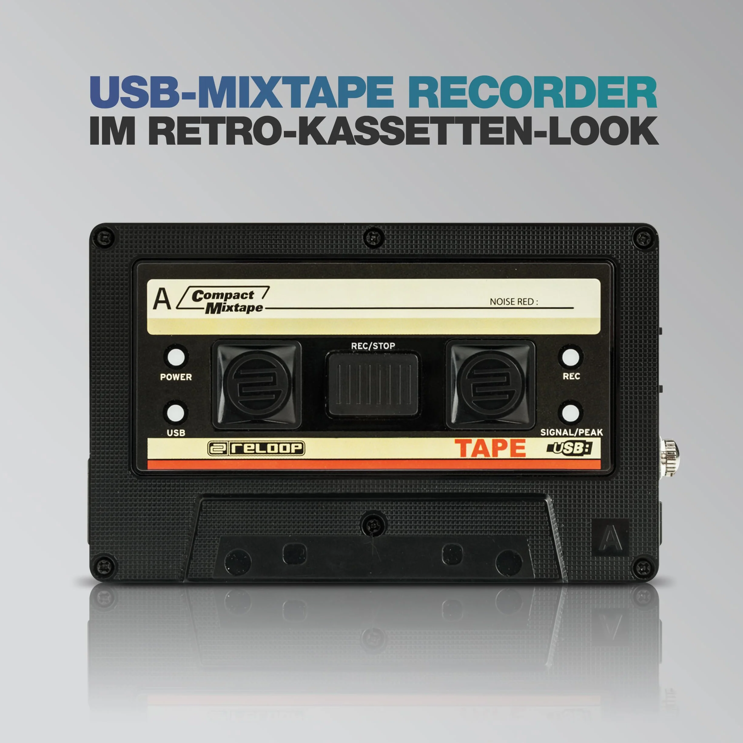 Reloop Tape Mixsession-Recorder Accessorio per DJ
