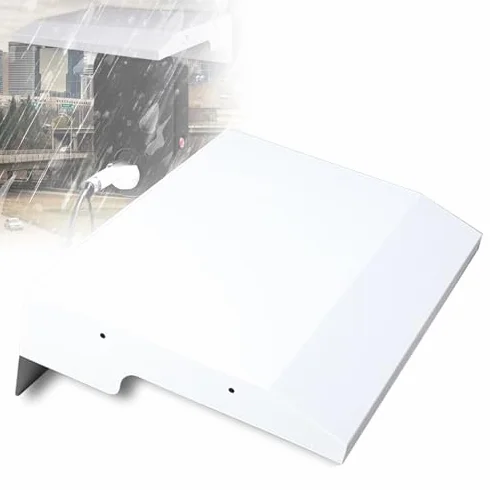 Copertura per fotocamera esterna in acciaio inox, protezione da sole e pioggia, facile installazione, montaggio a parete di sicurezza per telecamere Dome e Bullet
