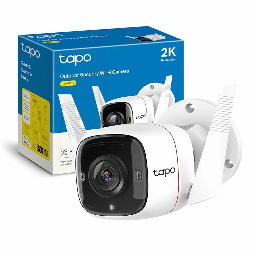 Tapo C310 Telecamera Wi-Fi Esterno FHD 1296P IP66 Visione Notturna 30m