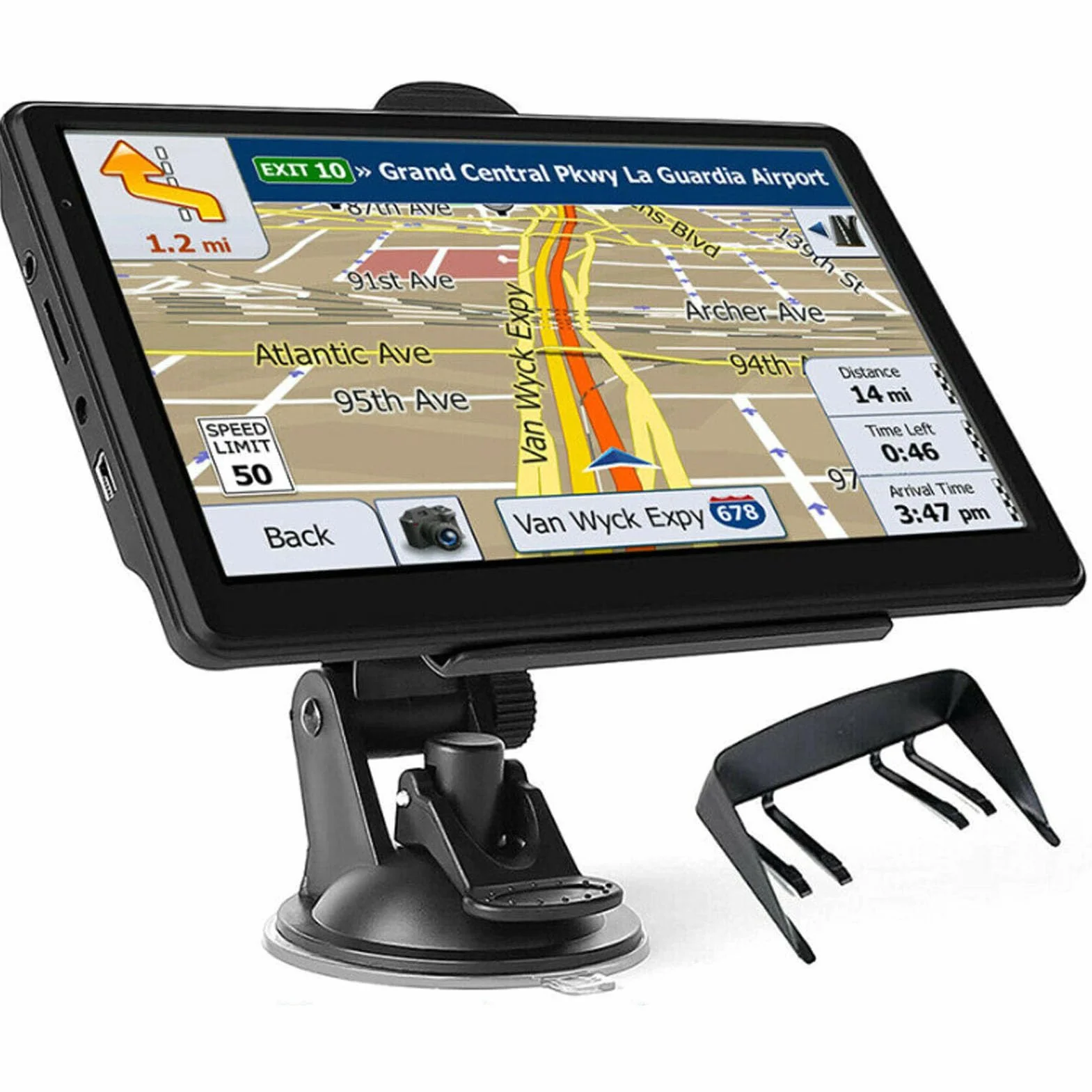 Navigazione GPS 7 Pollici HD Touch Screen 8 GB ROM 256 MB WiFi per Auto Camion